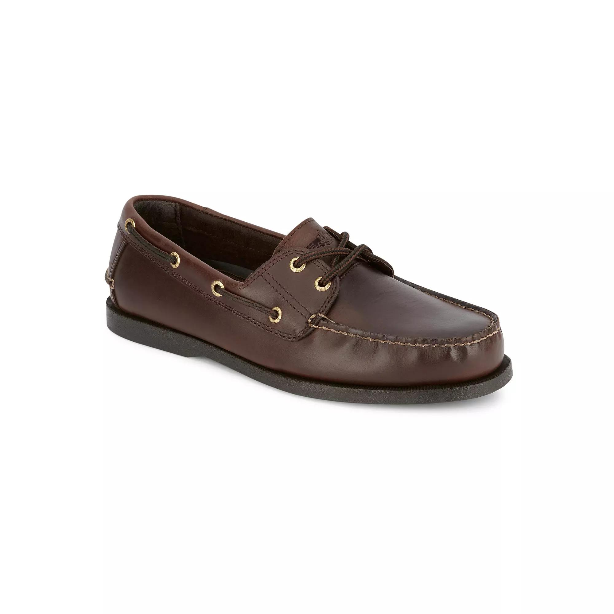 Dockers Vargas Mens Leather Boat Shoes Red Product Image