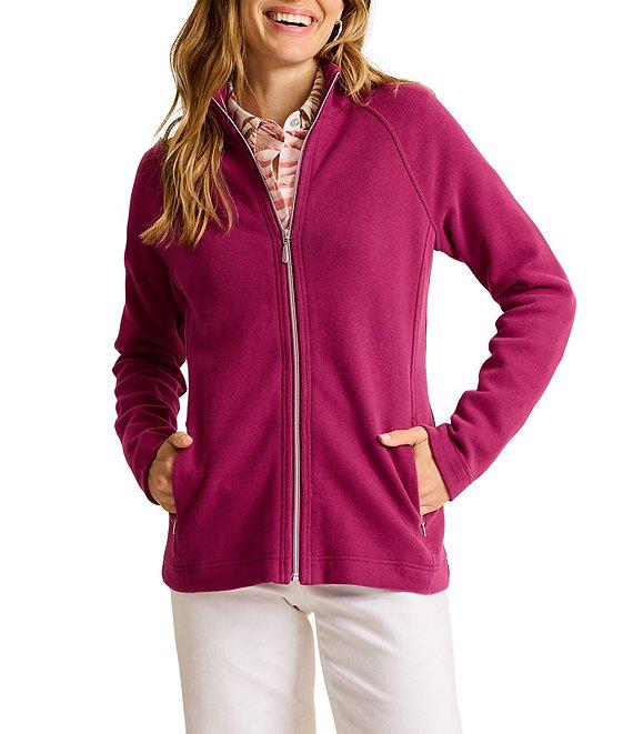 Tommy Bahama Aruba Full Zip Stand Collar Long Sleeve Sweatshirt Product Image