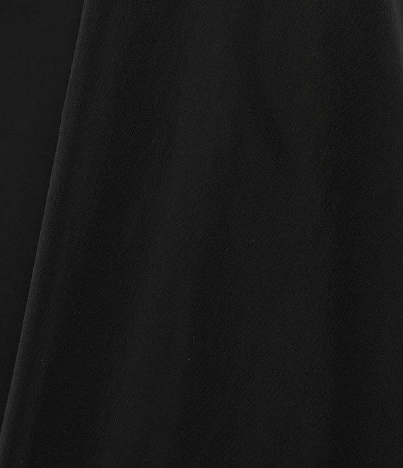 Bryn Walker Angelita Memory Crunch Round Neck Sleeveless High-Low Midi Dress Product Image