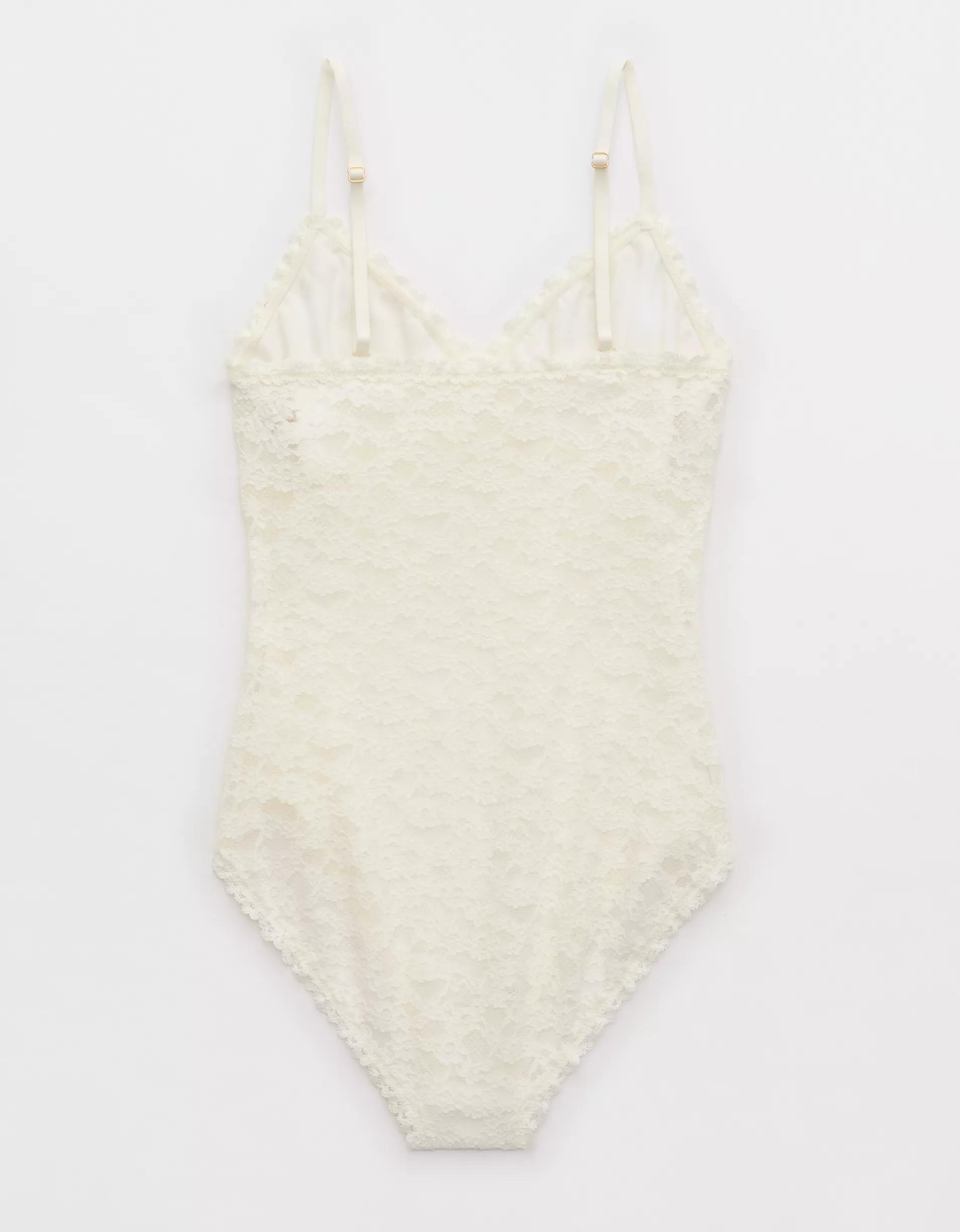 Show Off Vintage Lace Cut Out Bodysuit Product Image