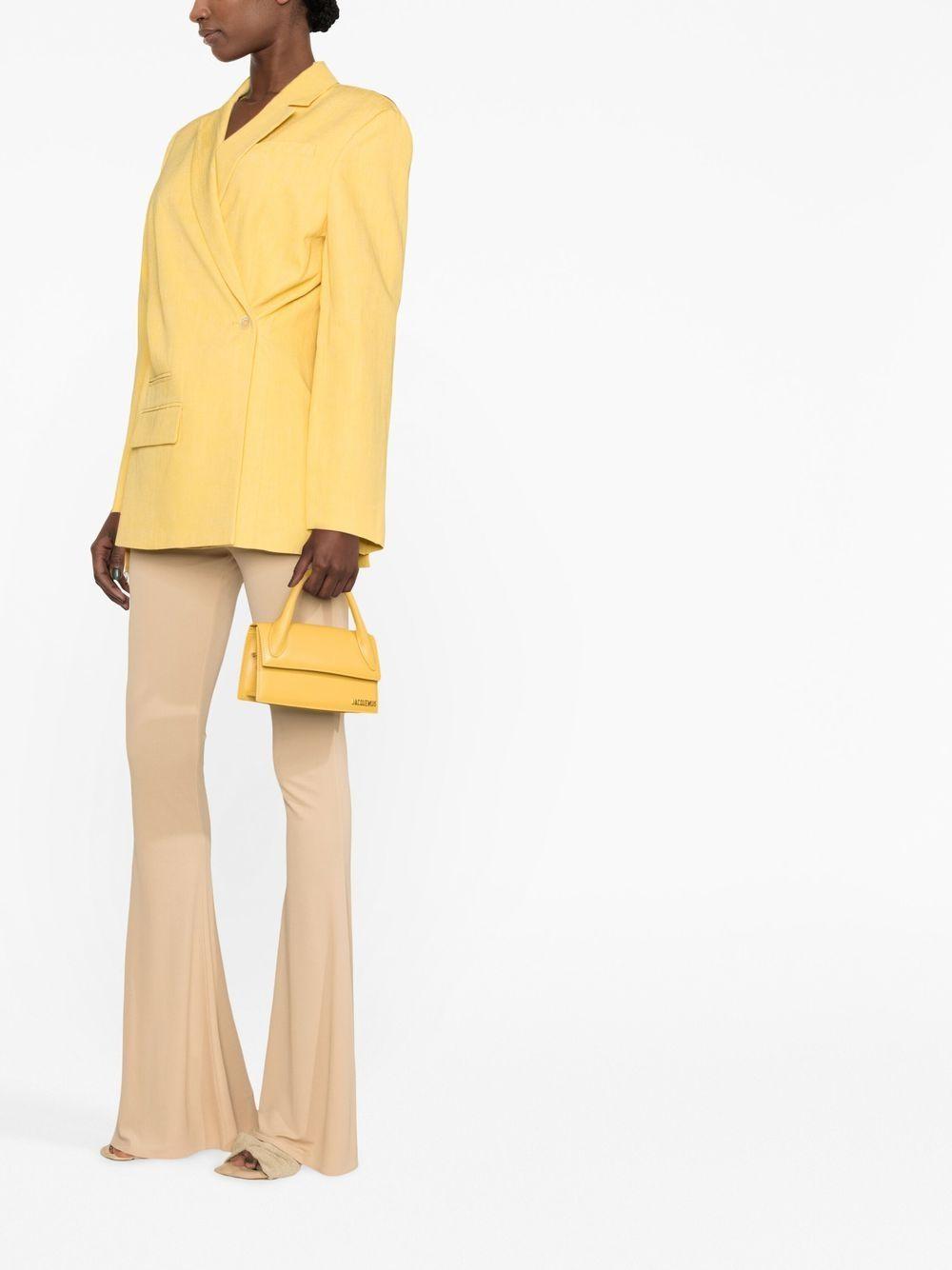 JACQUEMUS La Veste Tibau Crossover Blazer In Yellow Product Image
