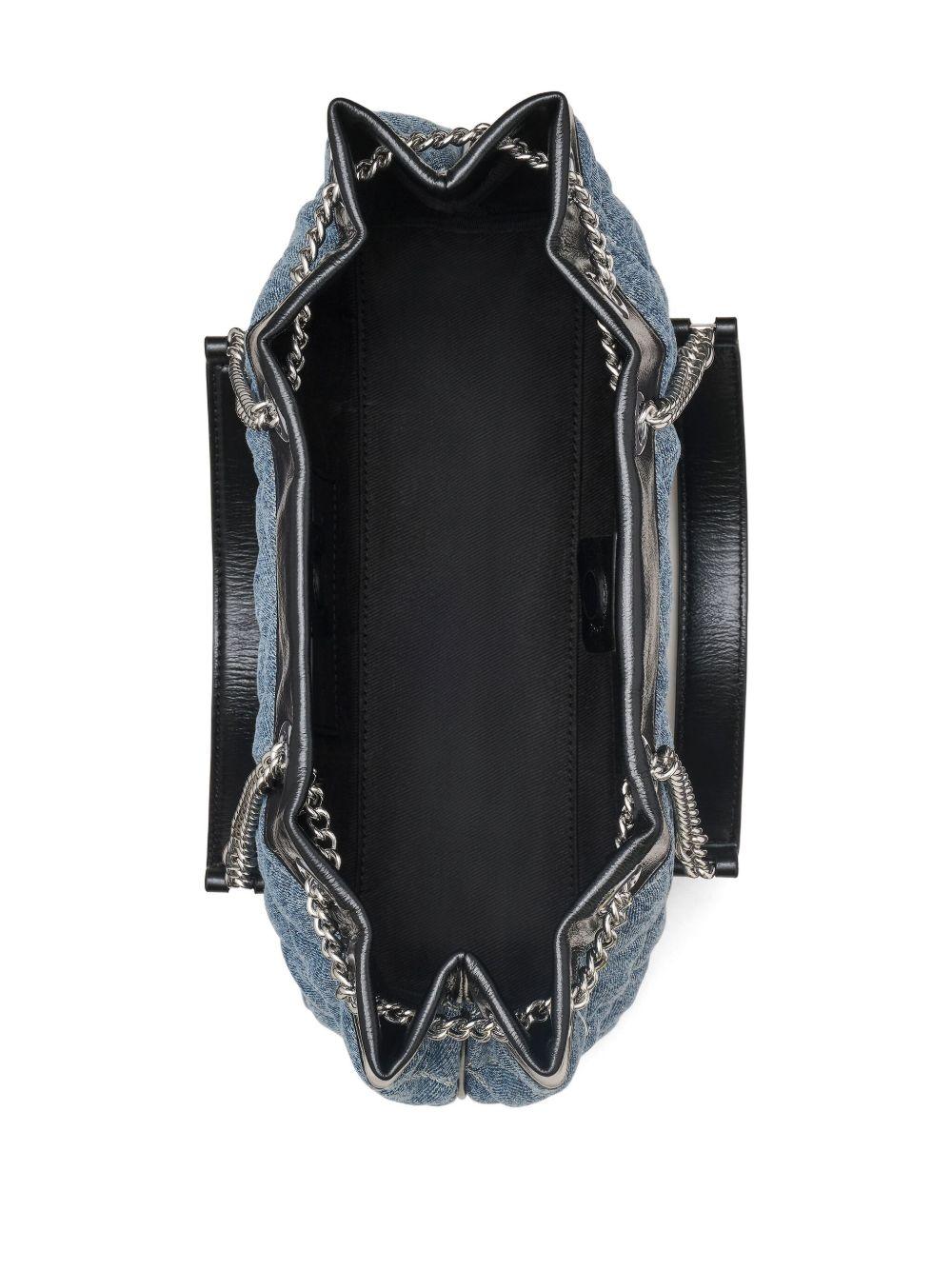 The Quilted Denim Chain Sack bag Product Image