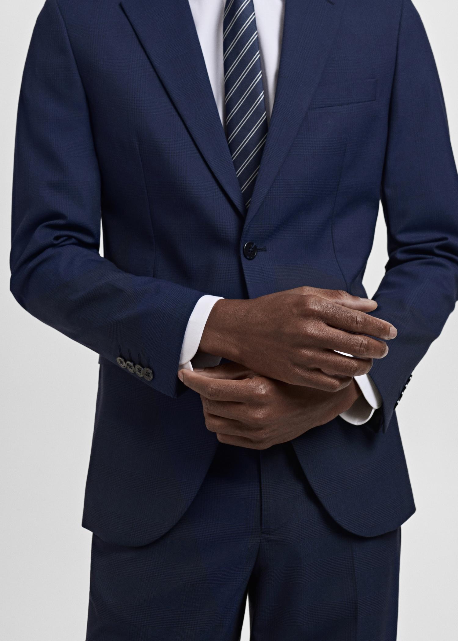Milan slim-fit suit blazer - Men | MANGO USA Product Image