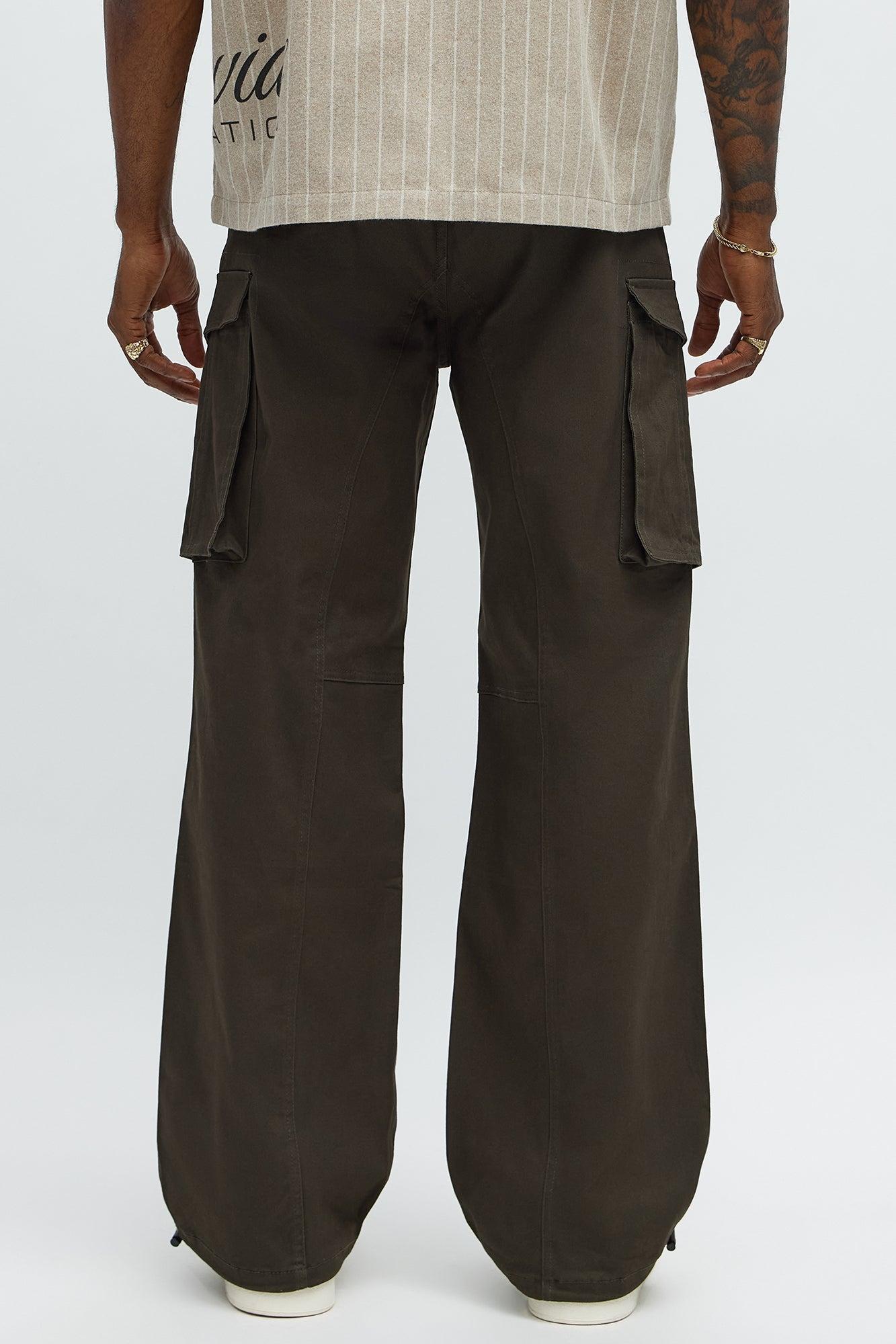 Baggy Summer Games Cargo Pants - Olive Male Product Image