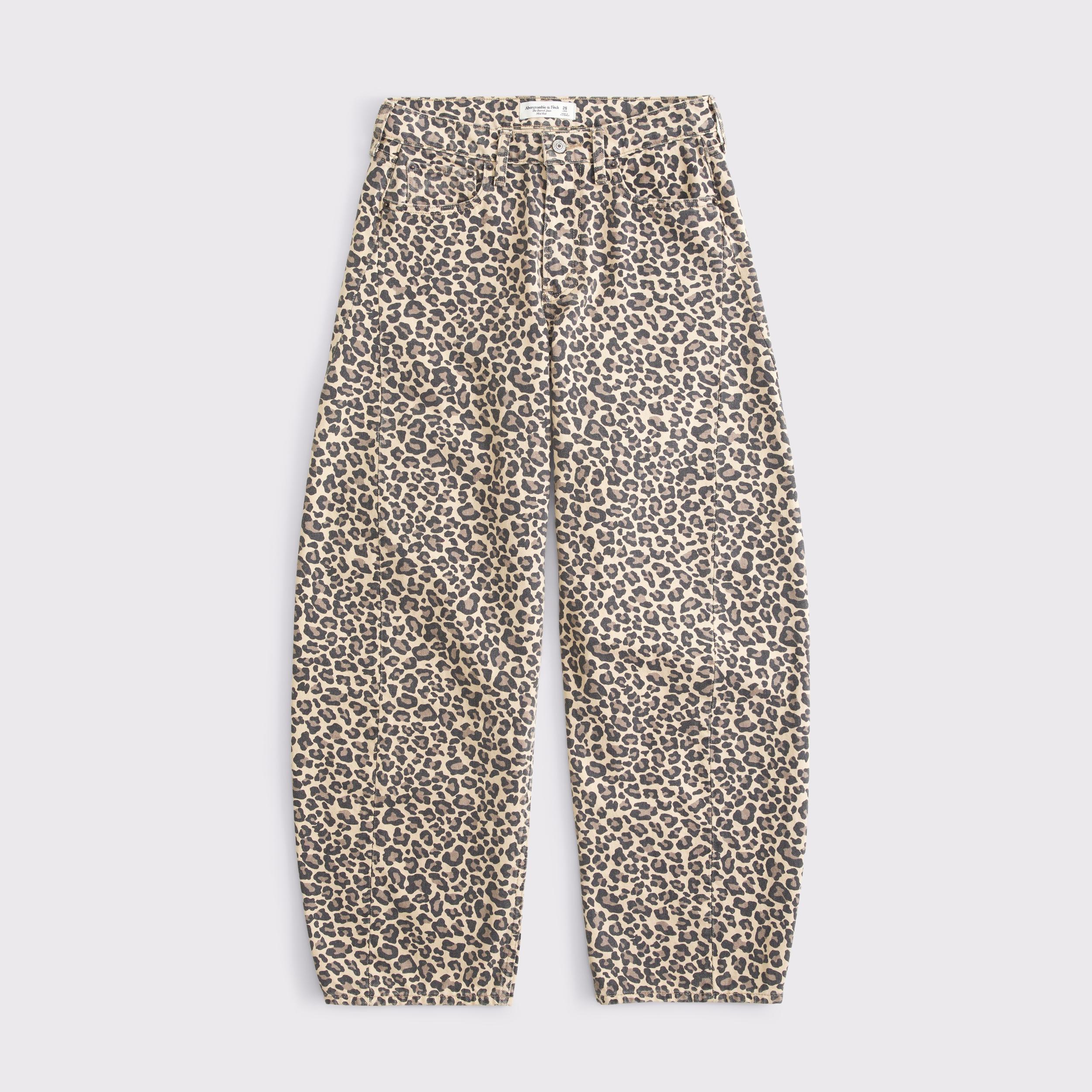 Mid Rise Barrel Jean Product Image