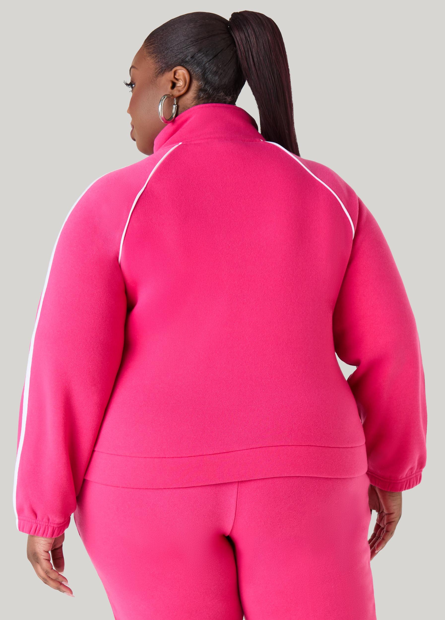 Piped Zip Front Track Jacket Product Image