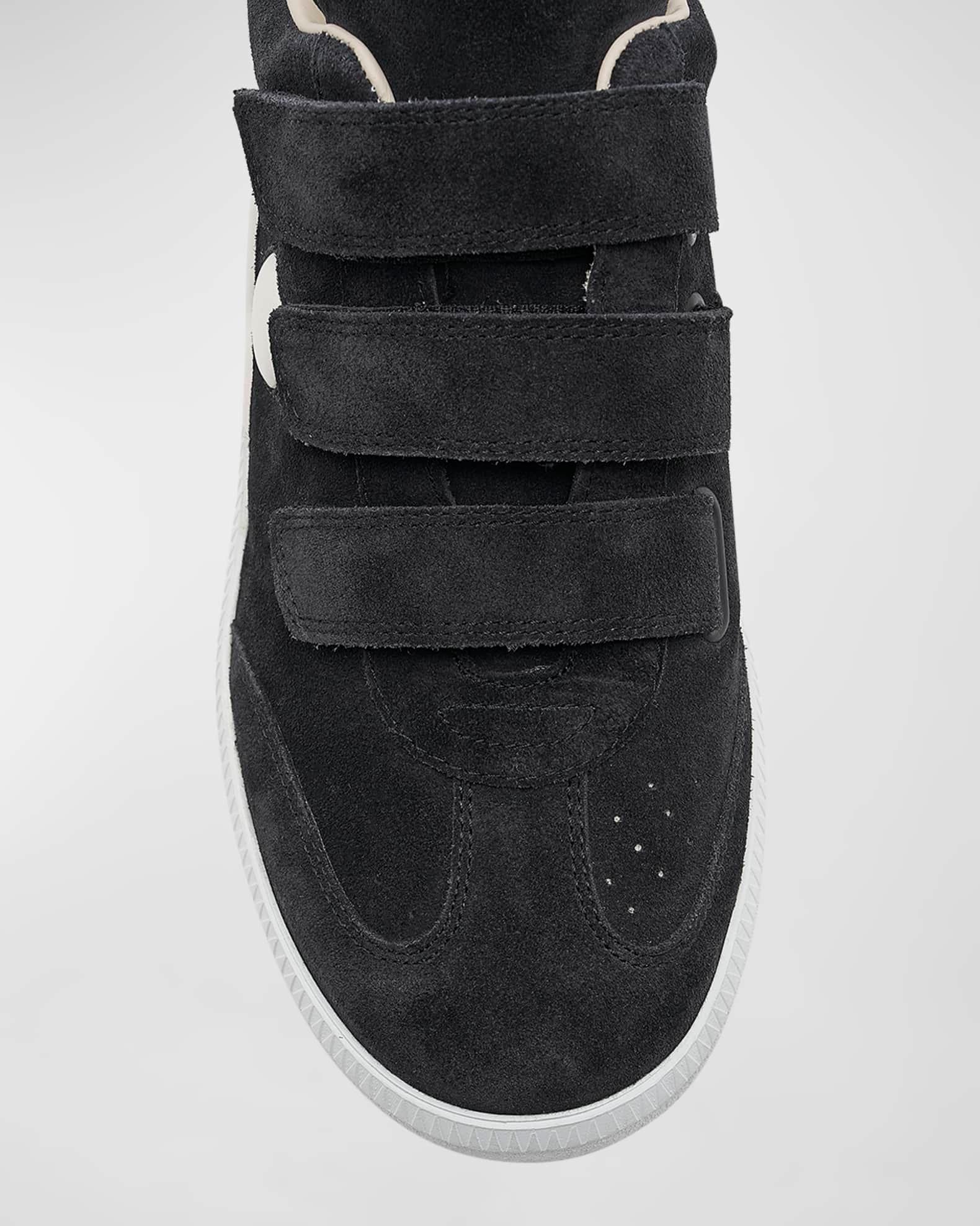 Beth Mixed Leather Triple-Grip Sneakers Product Image