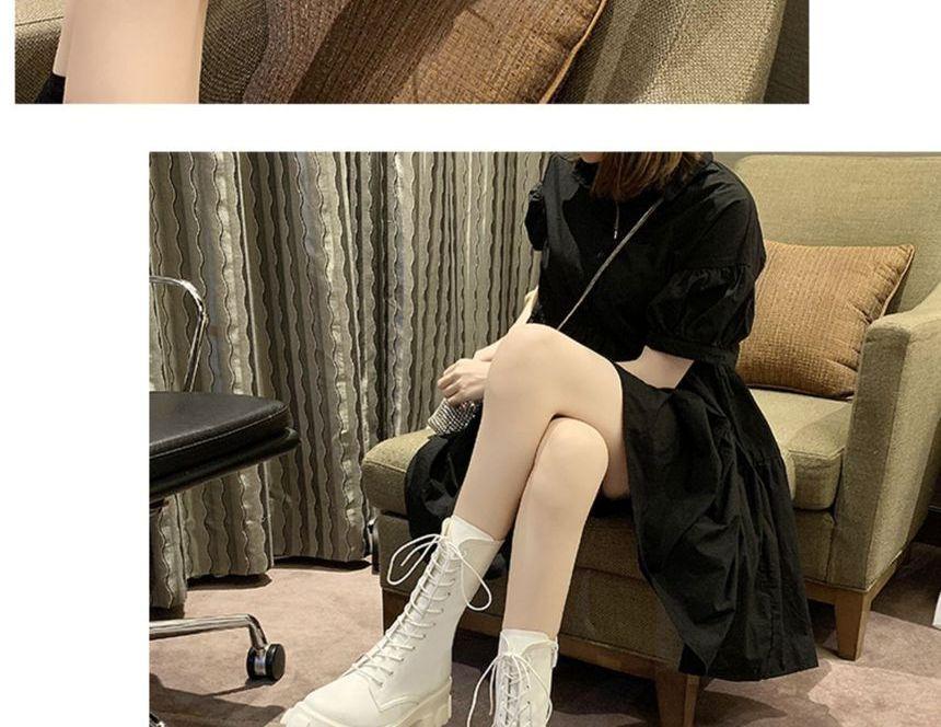 Lace Up Platform Boots Product Image