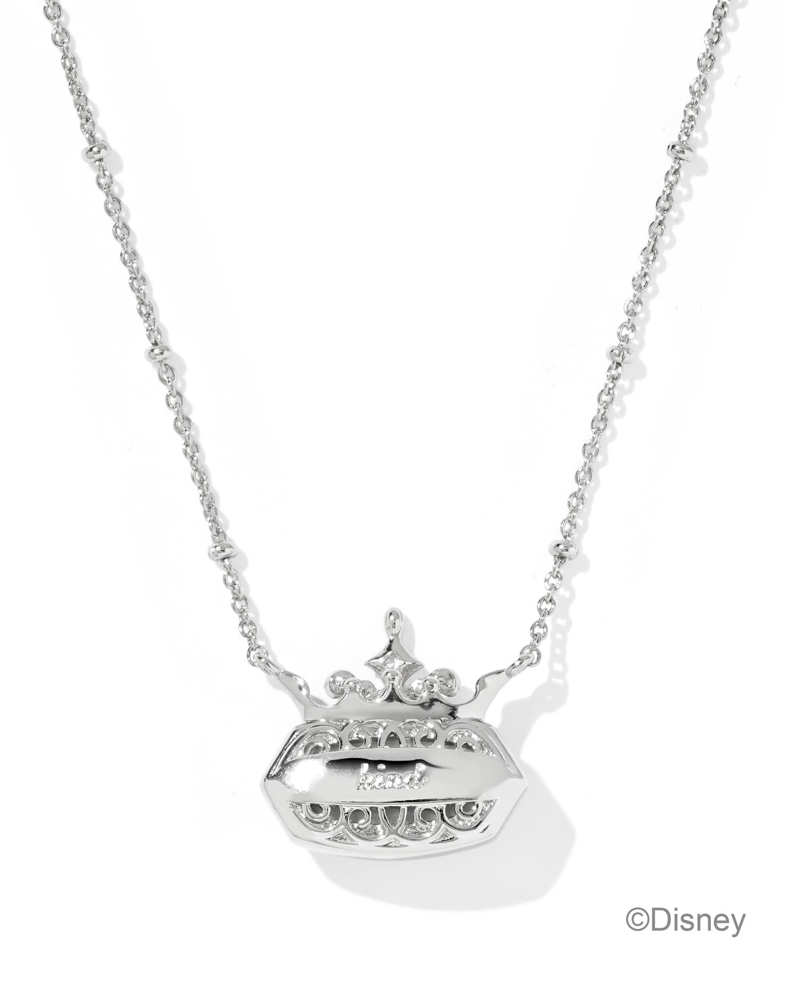 Disney | Kendra Scott Elisa Princess Silver Short Pendant Necklace Product Image