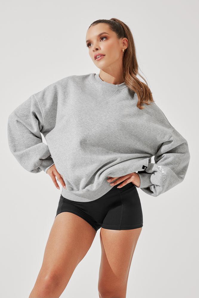 Cloud Crewneck Sweater - Black Product Image