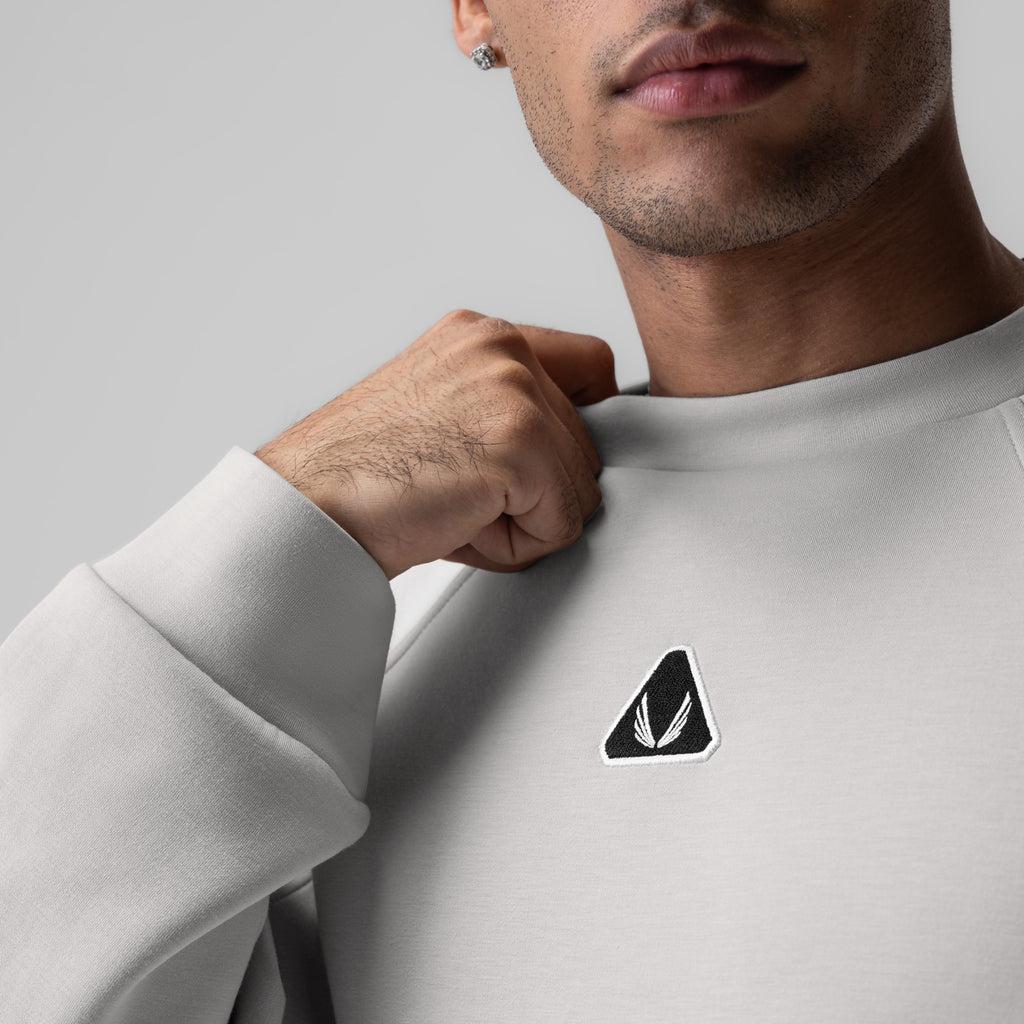 1020. Dri-Core™ Oversized Crewneck - Light Grey Product Image