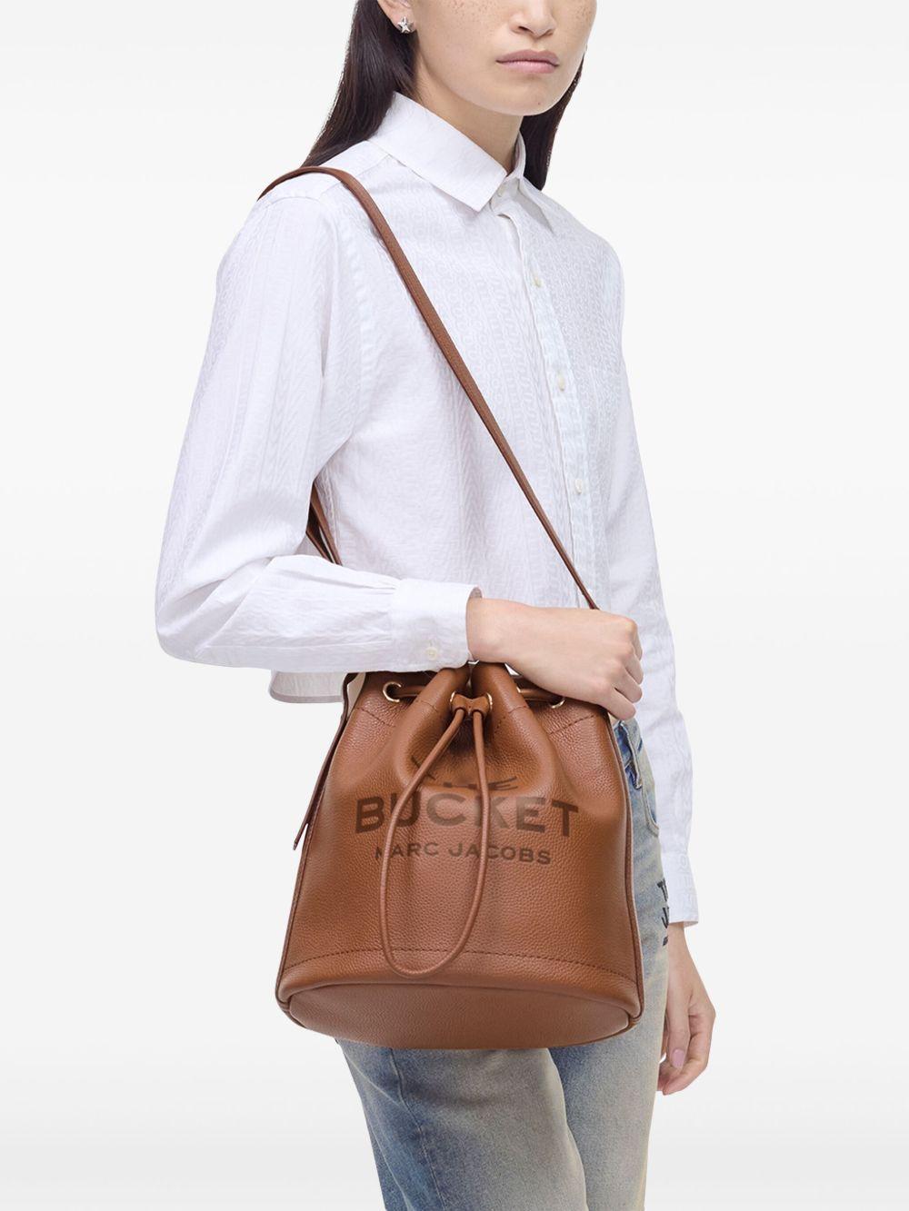 The Leather Shoulder bucket bag  Product Image