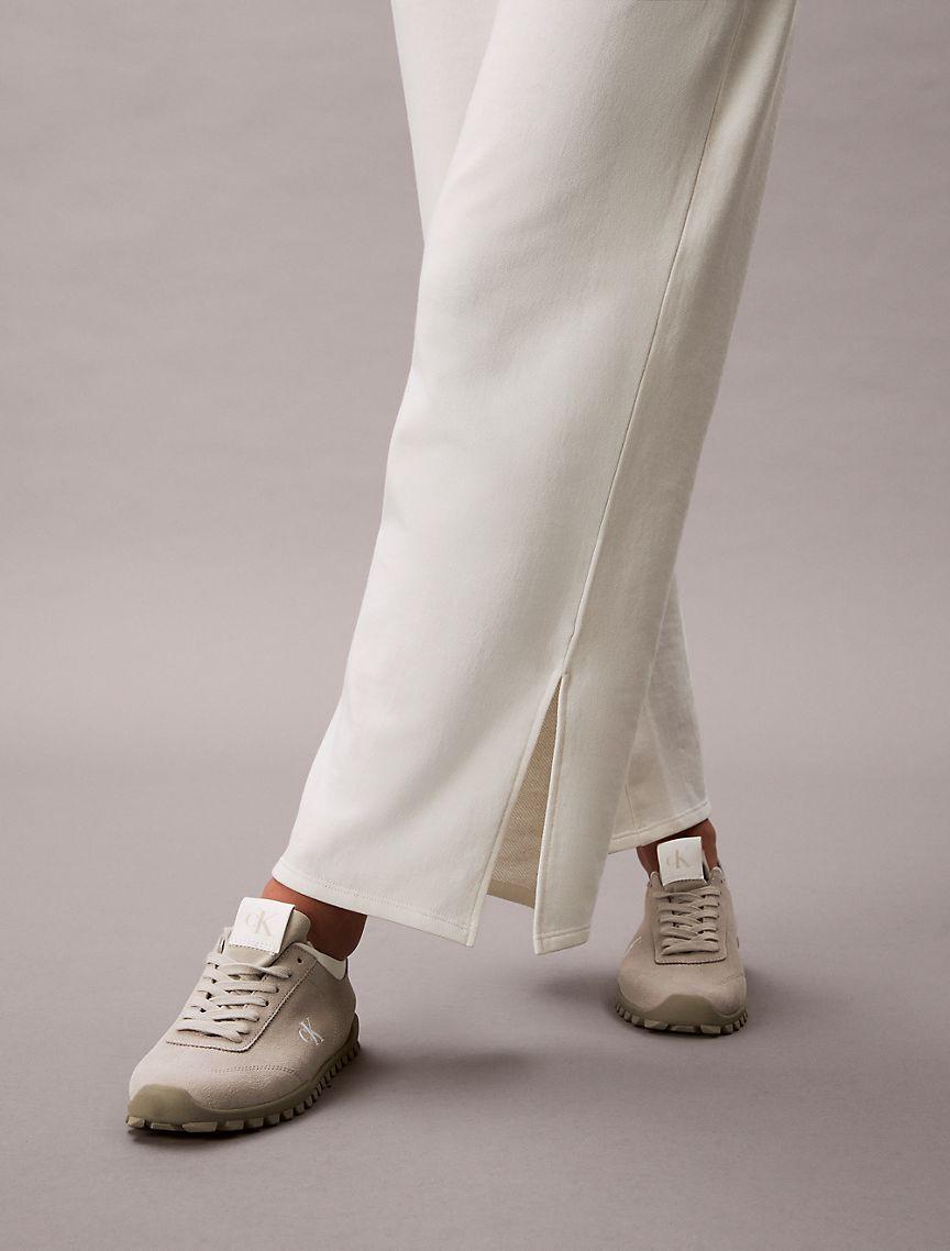 French Terry Wide Leg Sweatpants Product Image