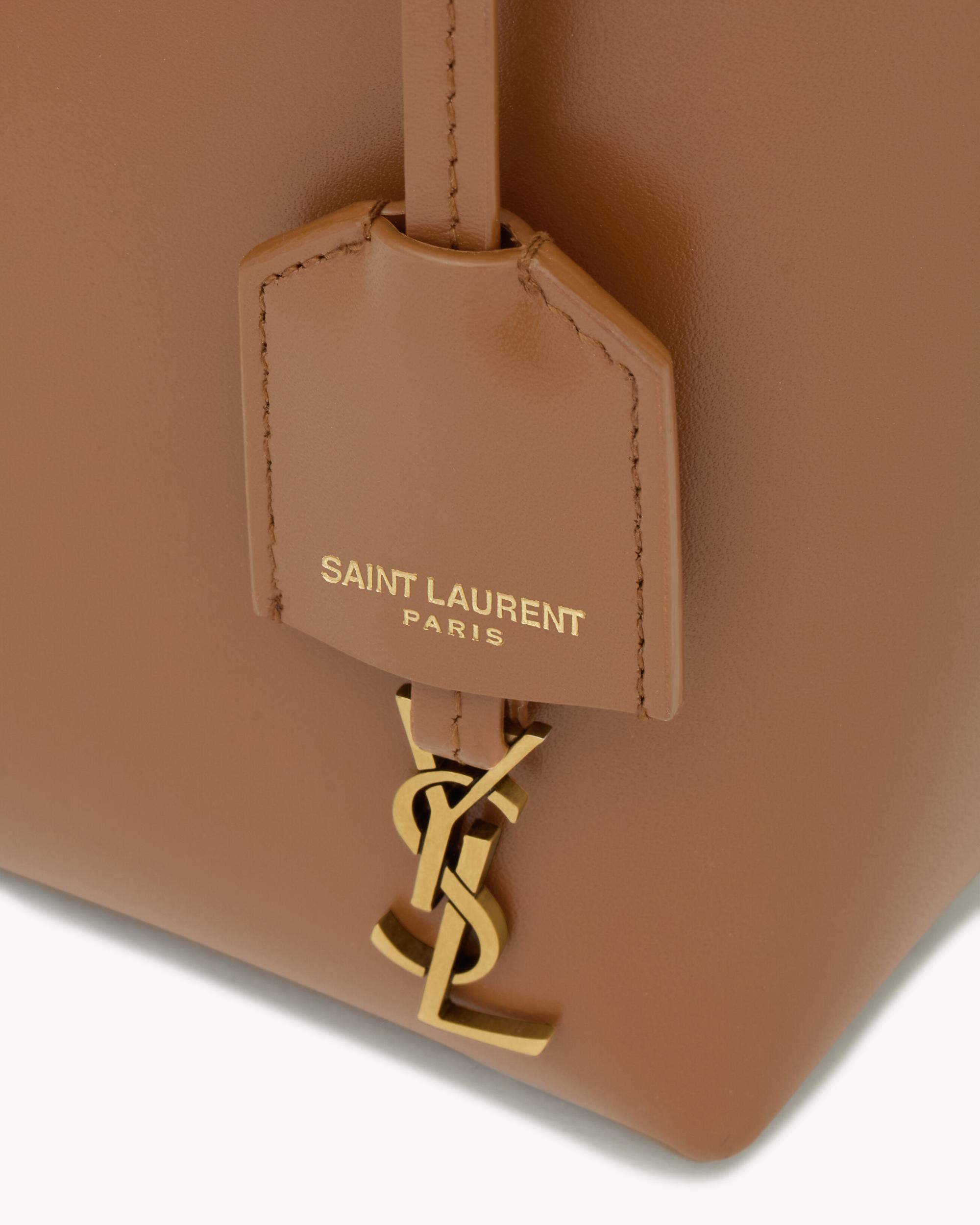Mini Toy SHOPPING SAINT LAURENT in box leather Product Image