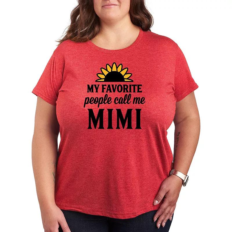 Plus Favorite People Mimi Graphic Tee, Women's,  Product Image