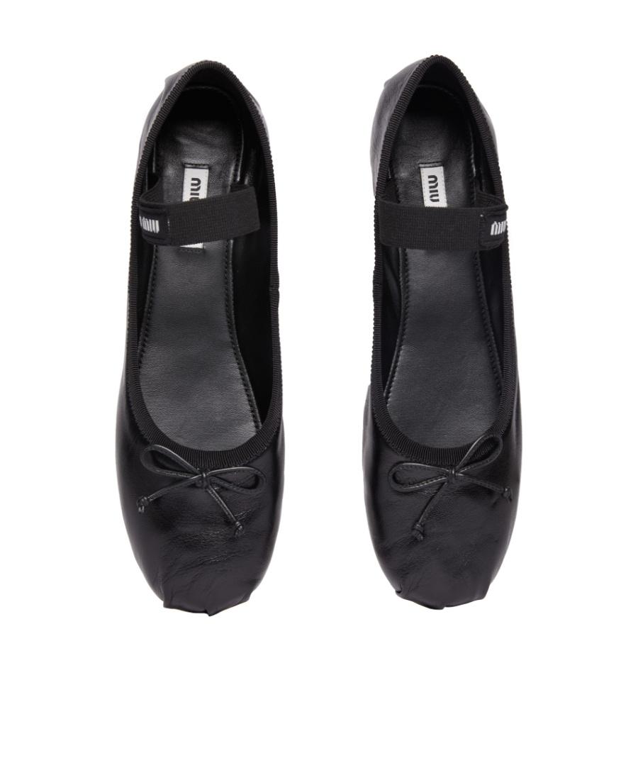 logo-strap ballerina shoes Product Image