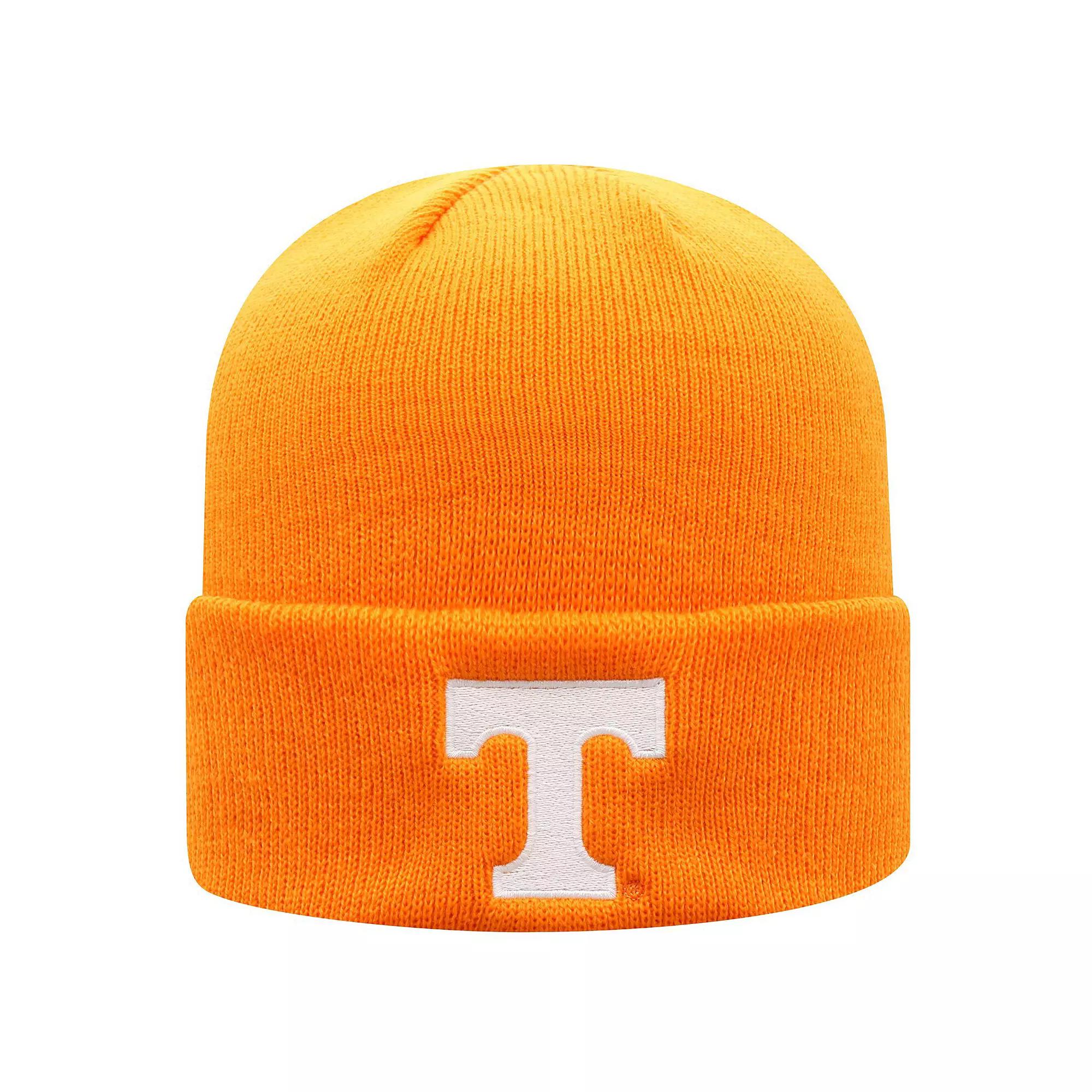 Men's Top of the World Tennessee Orange Tennessee Volunteers Logo Cuffed Knit Hat Product Image