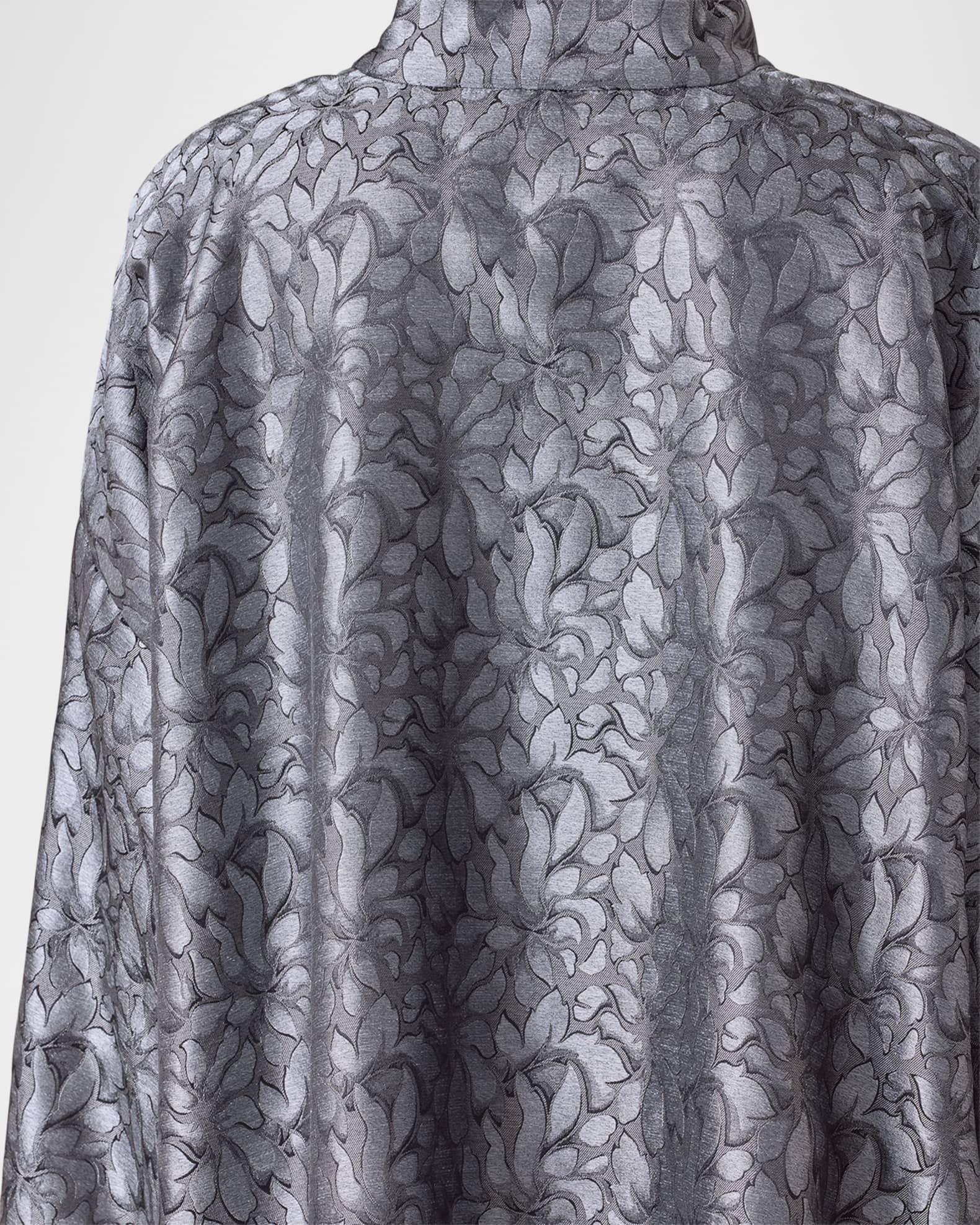 Wide A-Line Jacket With Chinese Collar (Long Length) Product Image