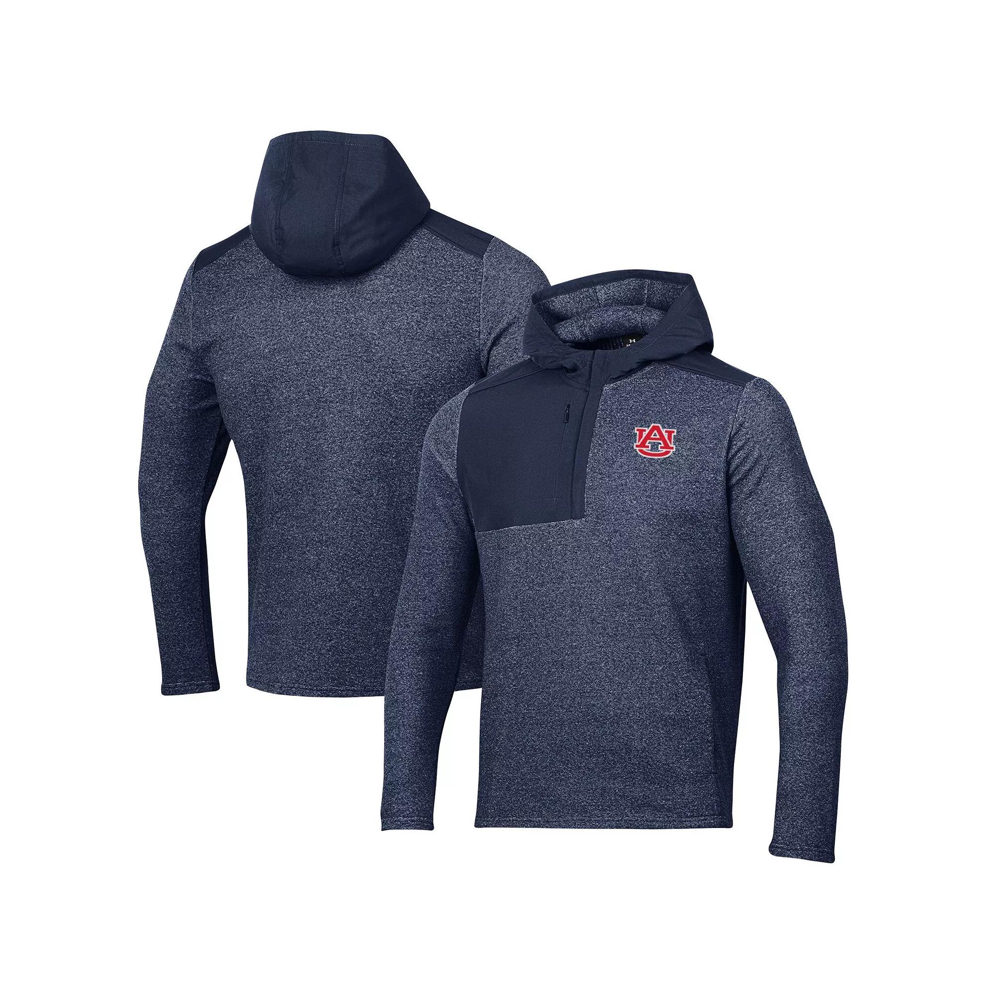 Men's Under Armour Black Maryland Terrapins Survivor Fleece Hoodie Quarter-Zip Jacket,  Product Image