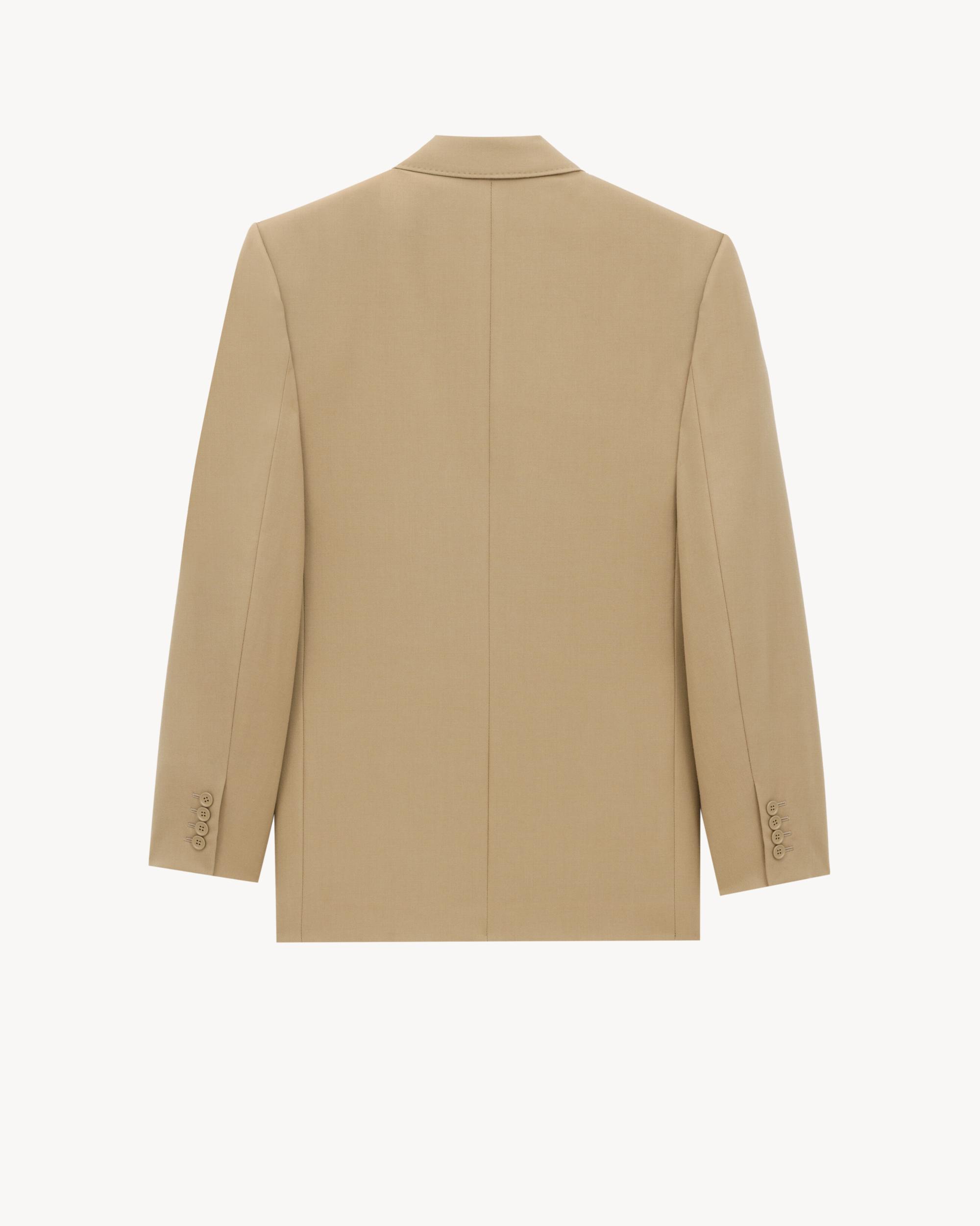 Yves jacket in wool gabardine Product Image