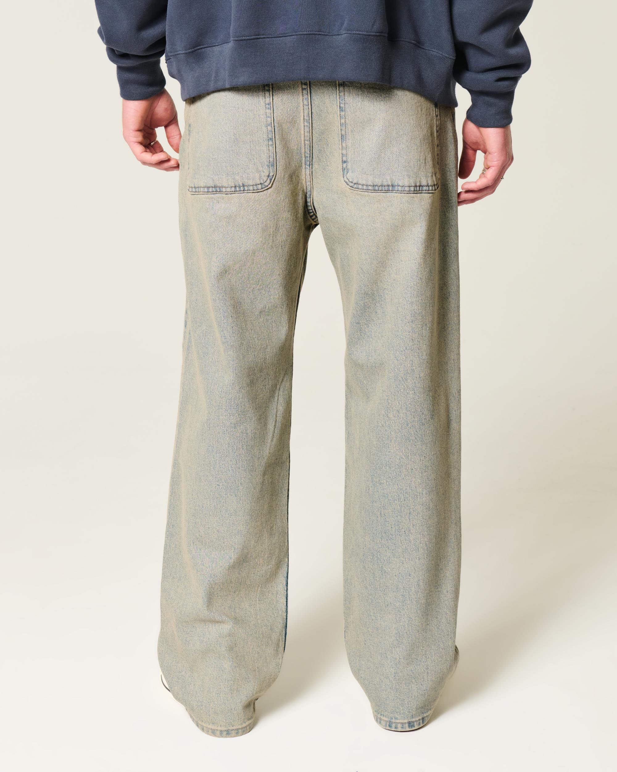 Light Wash Baggy Jeans Product Image