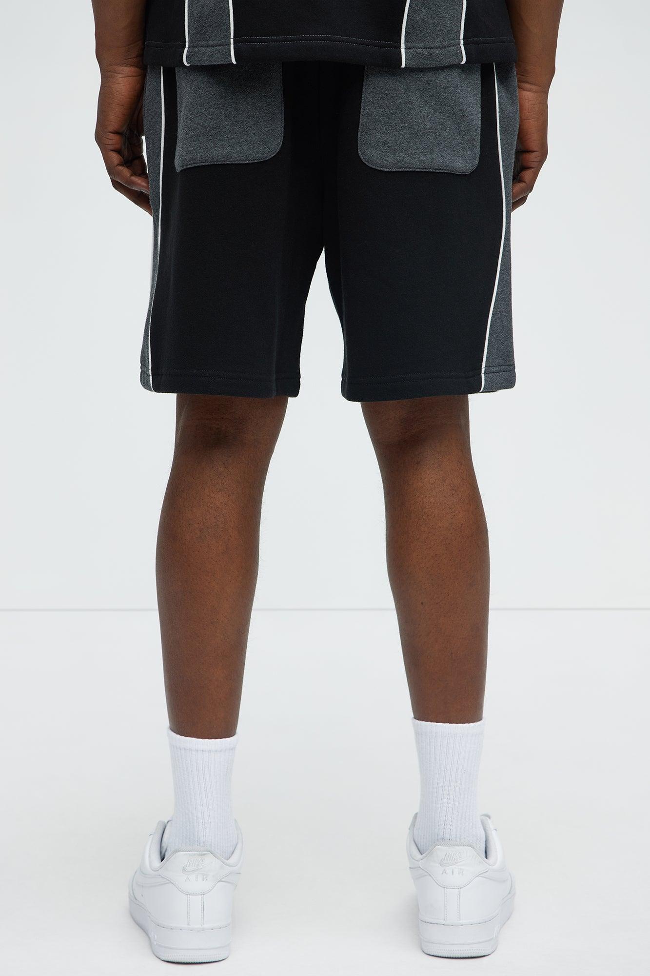 Tyson NYC Athletic Relaxed Shorts - Black/combo Product Image