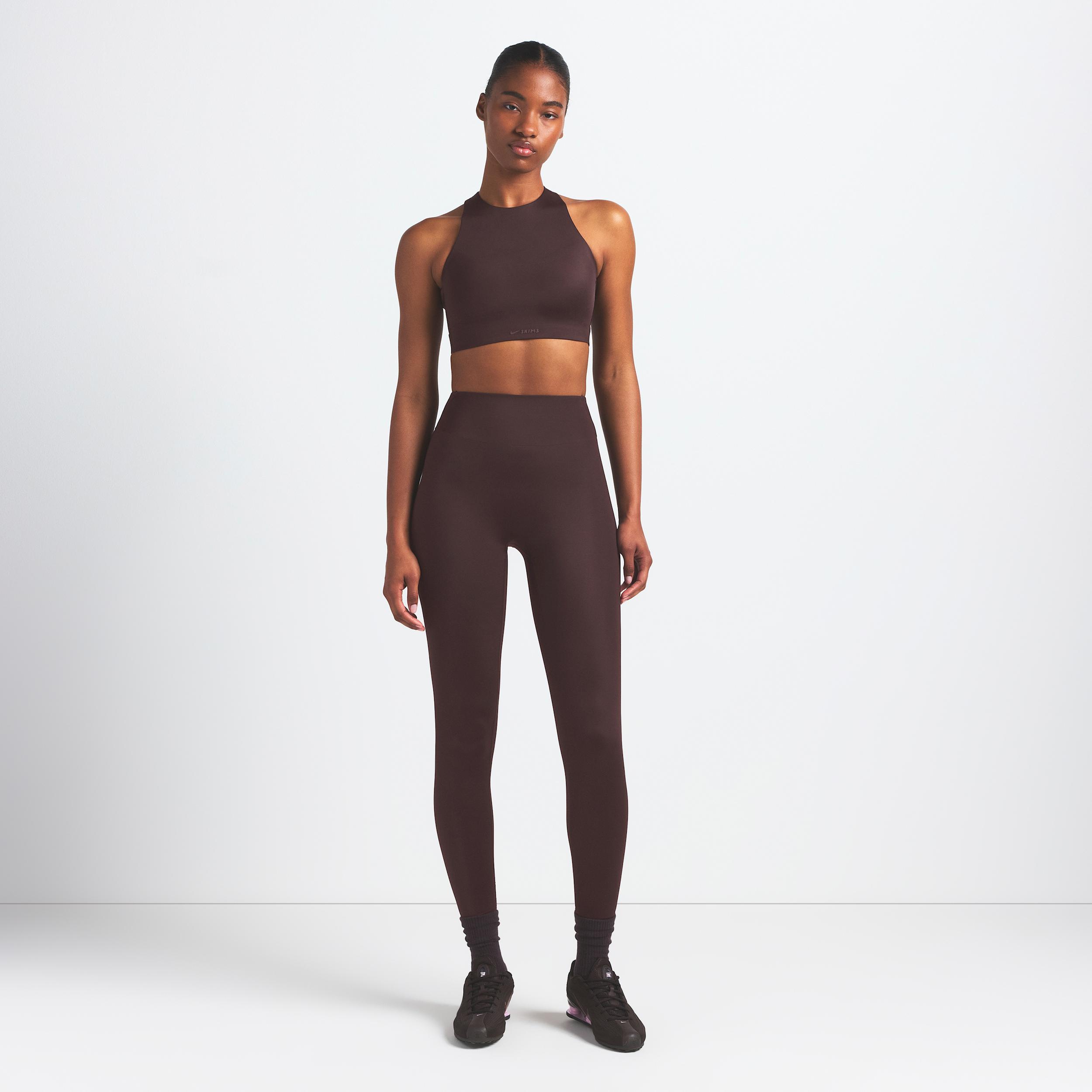 Nike Womens SKIMS Shine High-Neck Bra | BRSPT7004W-PHO Product Image