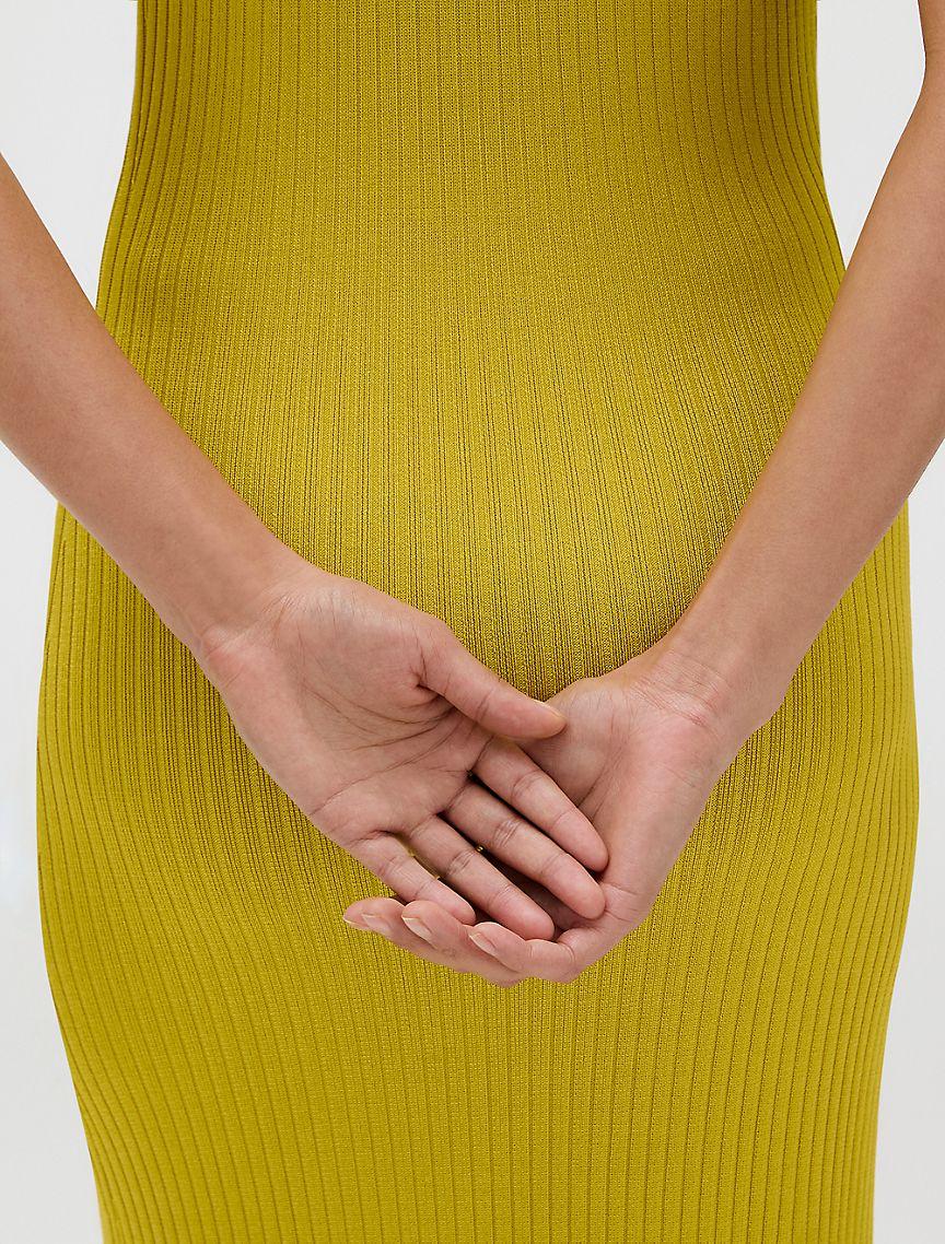 Viscose Ribbed Maxi Dress Product Image