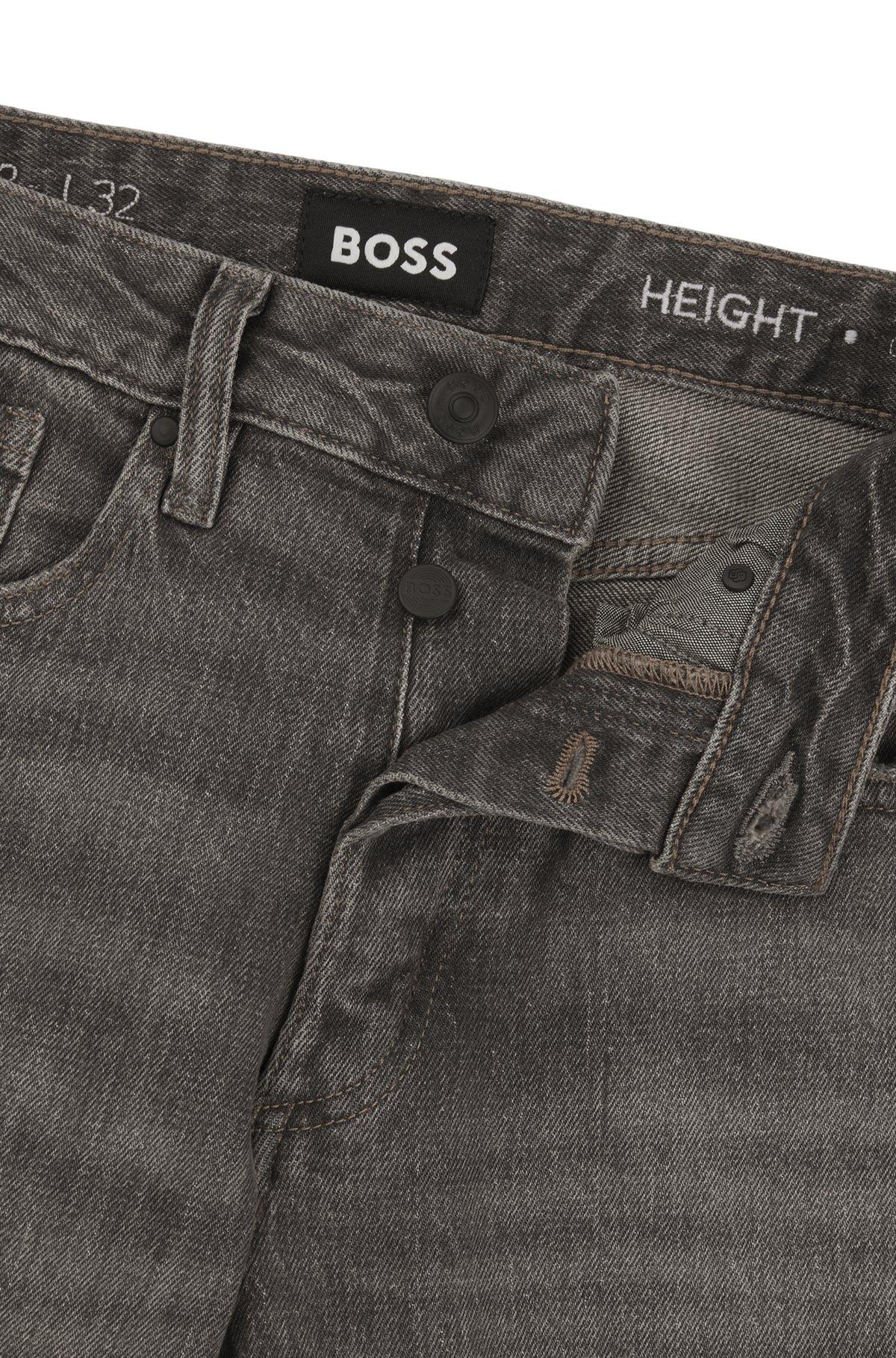 Gray jeans in stretch denim Product Image
