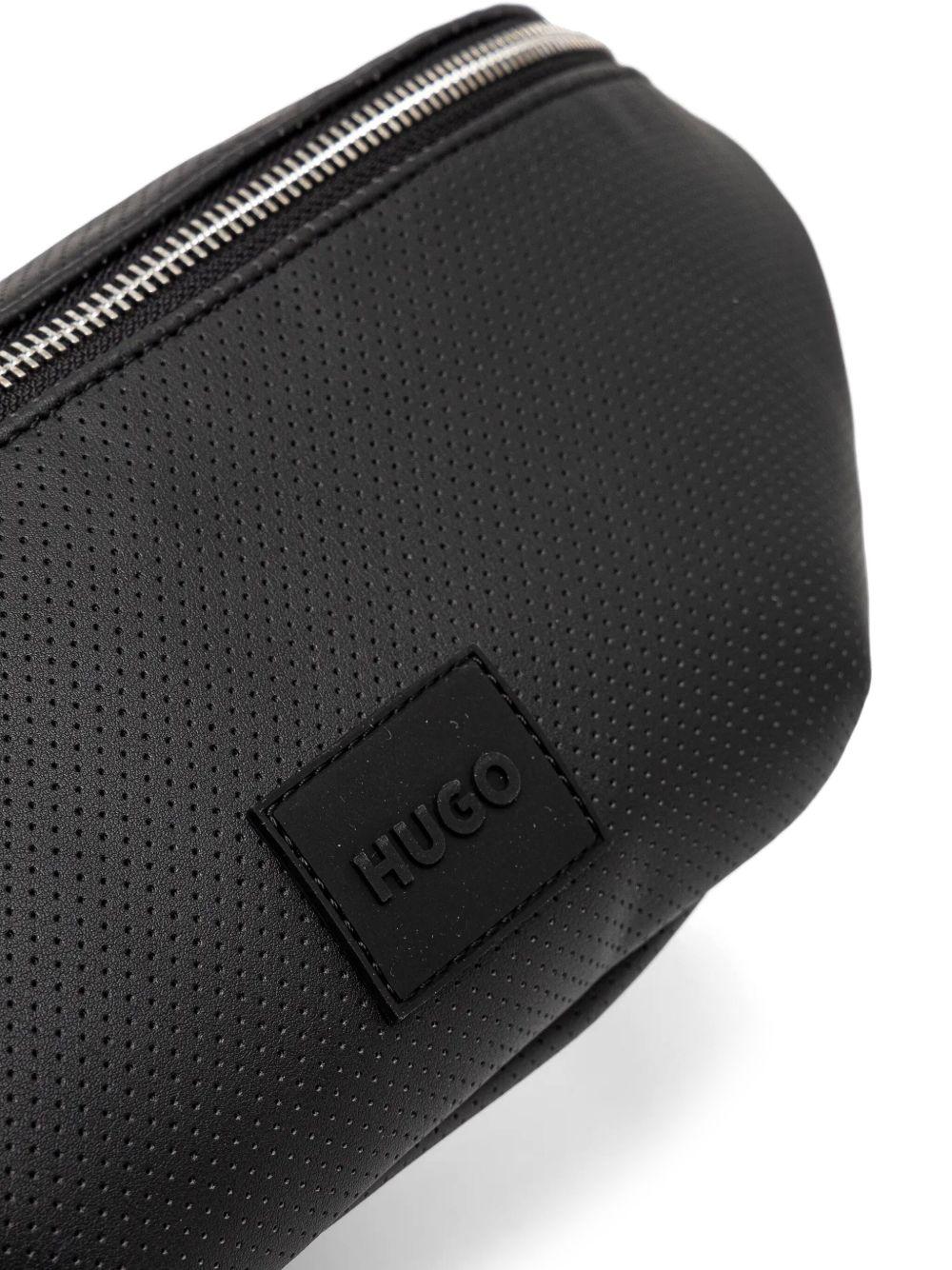 perforated faux-leather belt bag Product Image