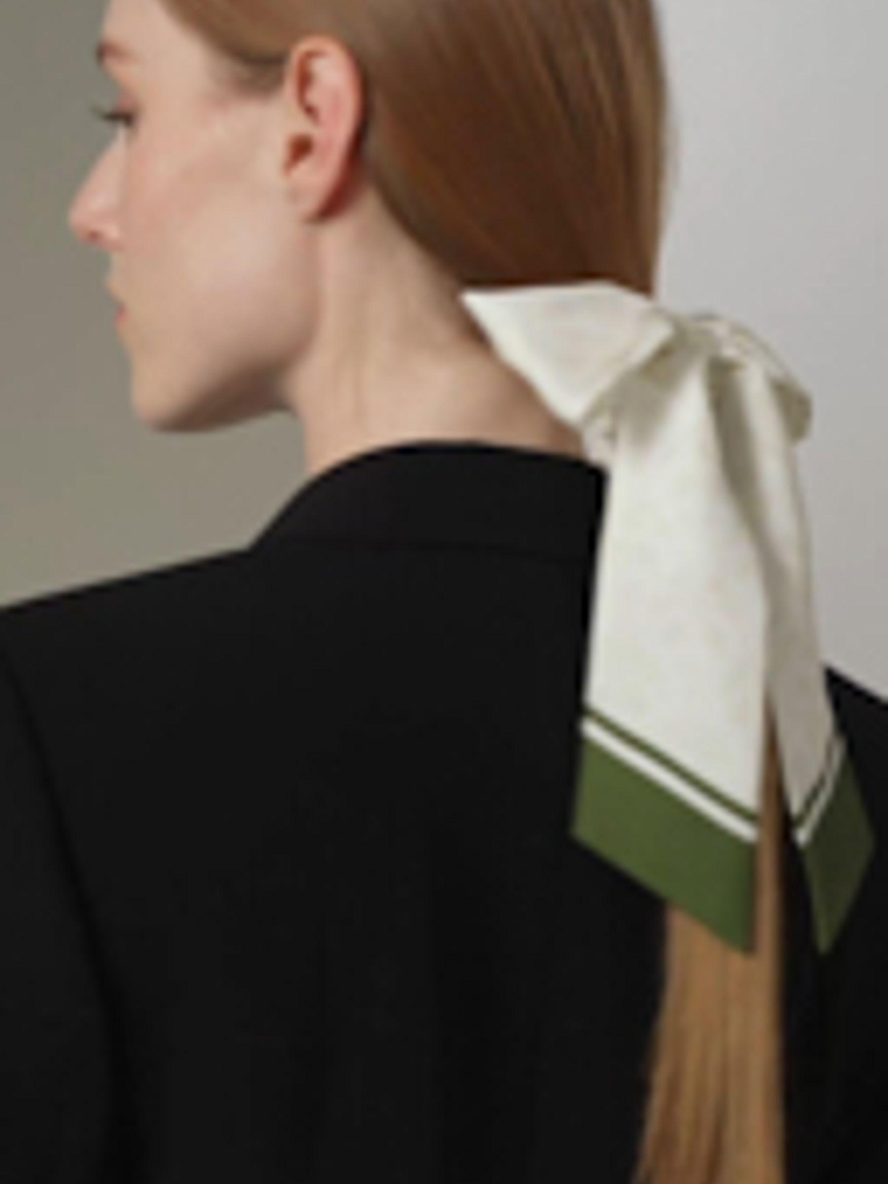 Lily Print Bow Hair Tie Product Image