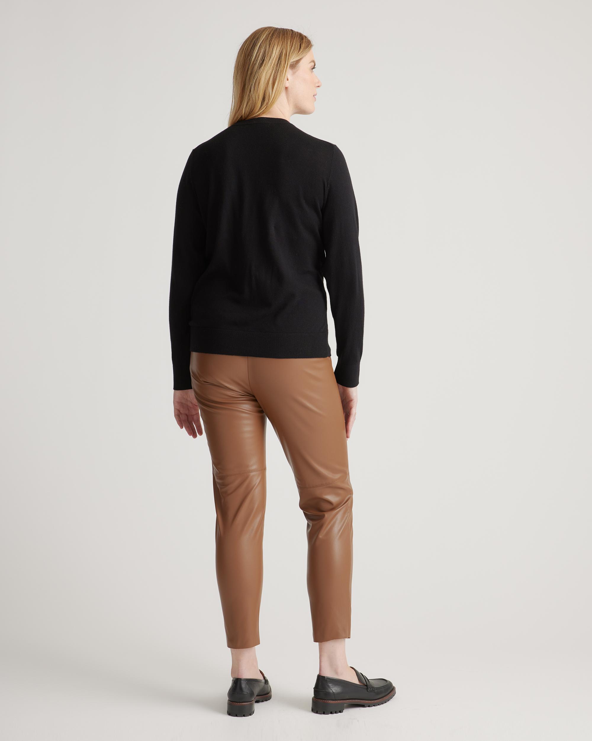 Quince | Women's Lightweight Cotton Cashmere Crew Sweater Organic Cotton Product Image
