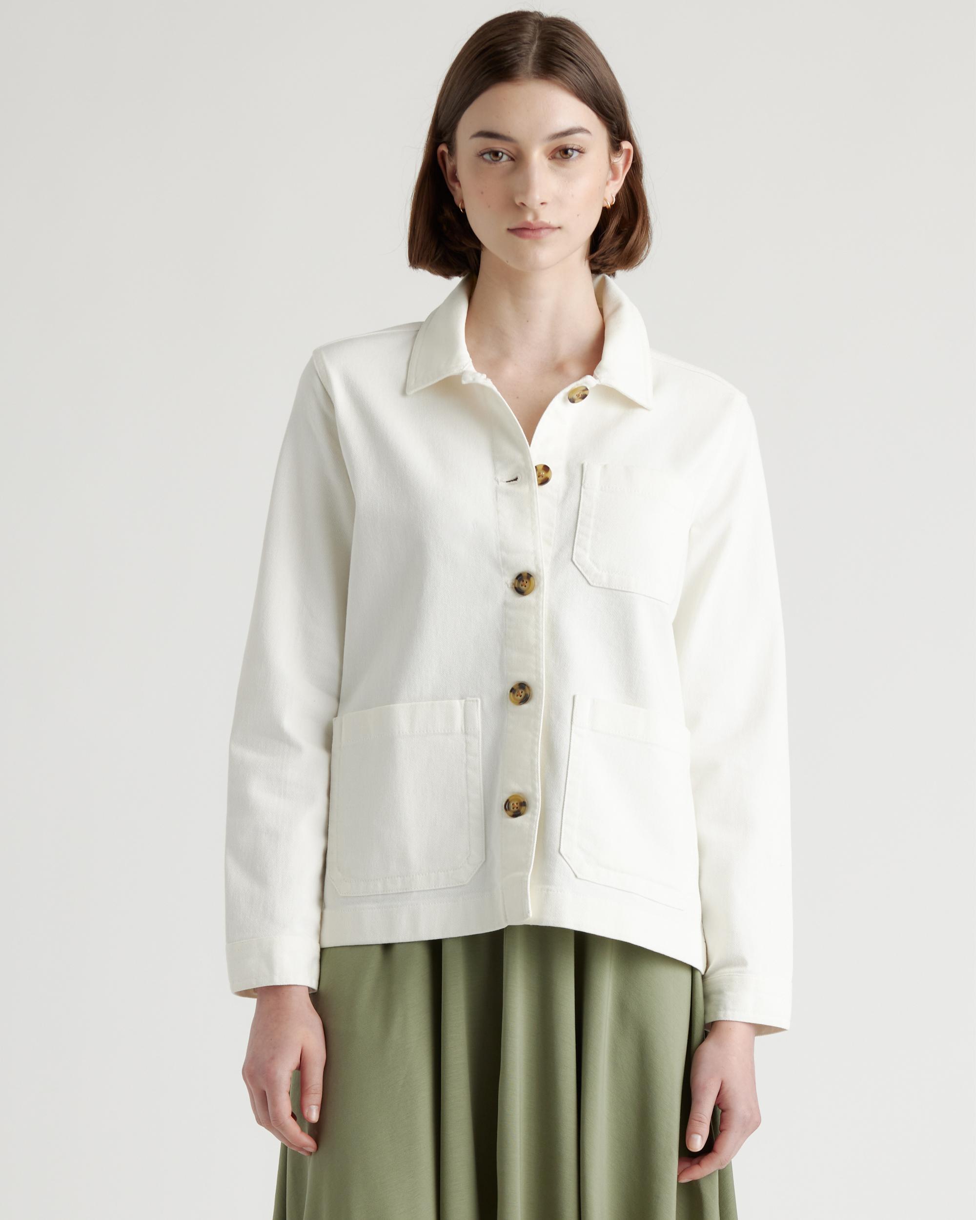 Quince | Women's Organic Comfort Stretch Chore Jacket Organic Cotton Product Image