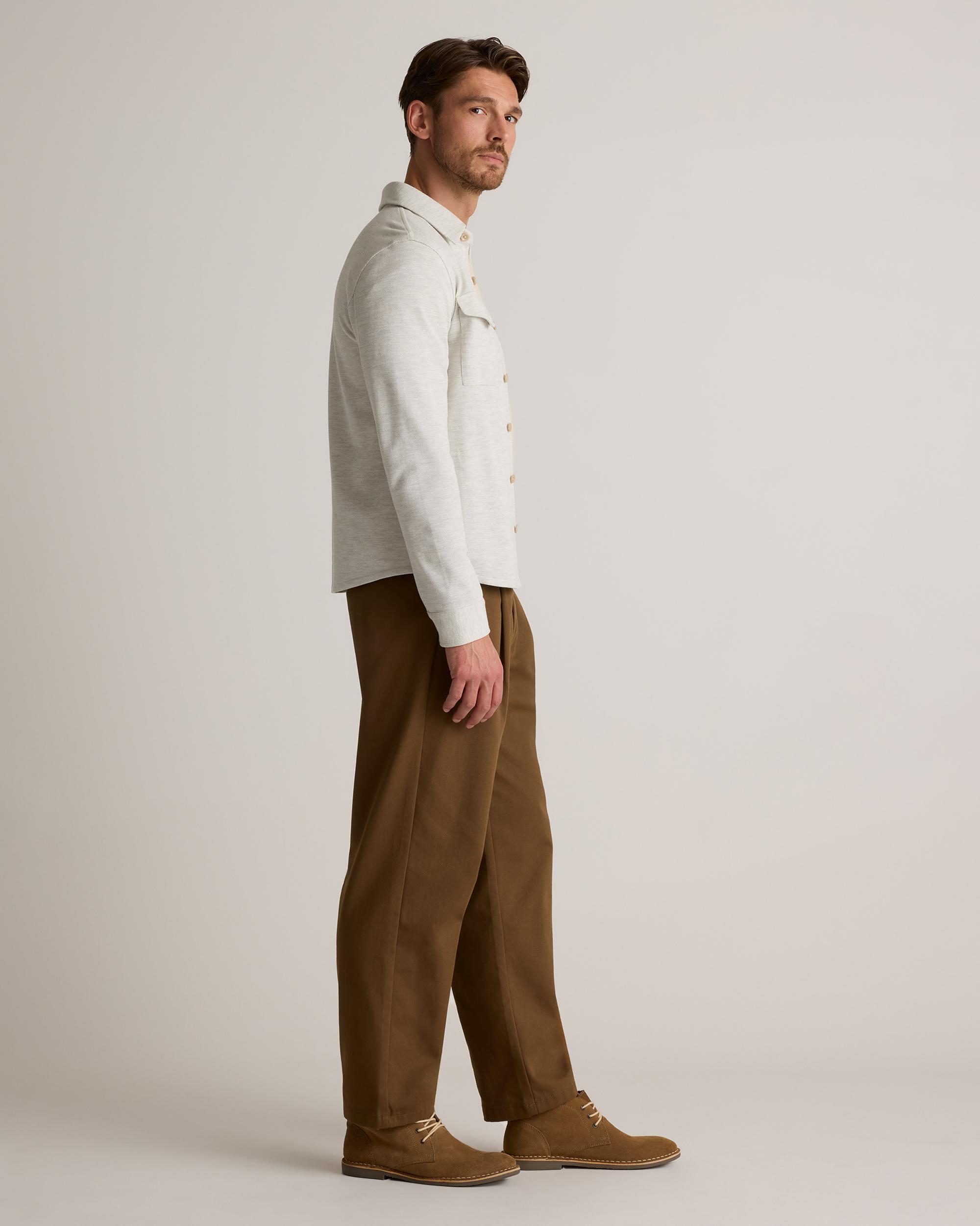 Quince | Men's Cotton Pique Knit Overshirt Size XL, Organic Cotton Product Image