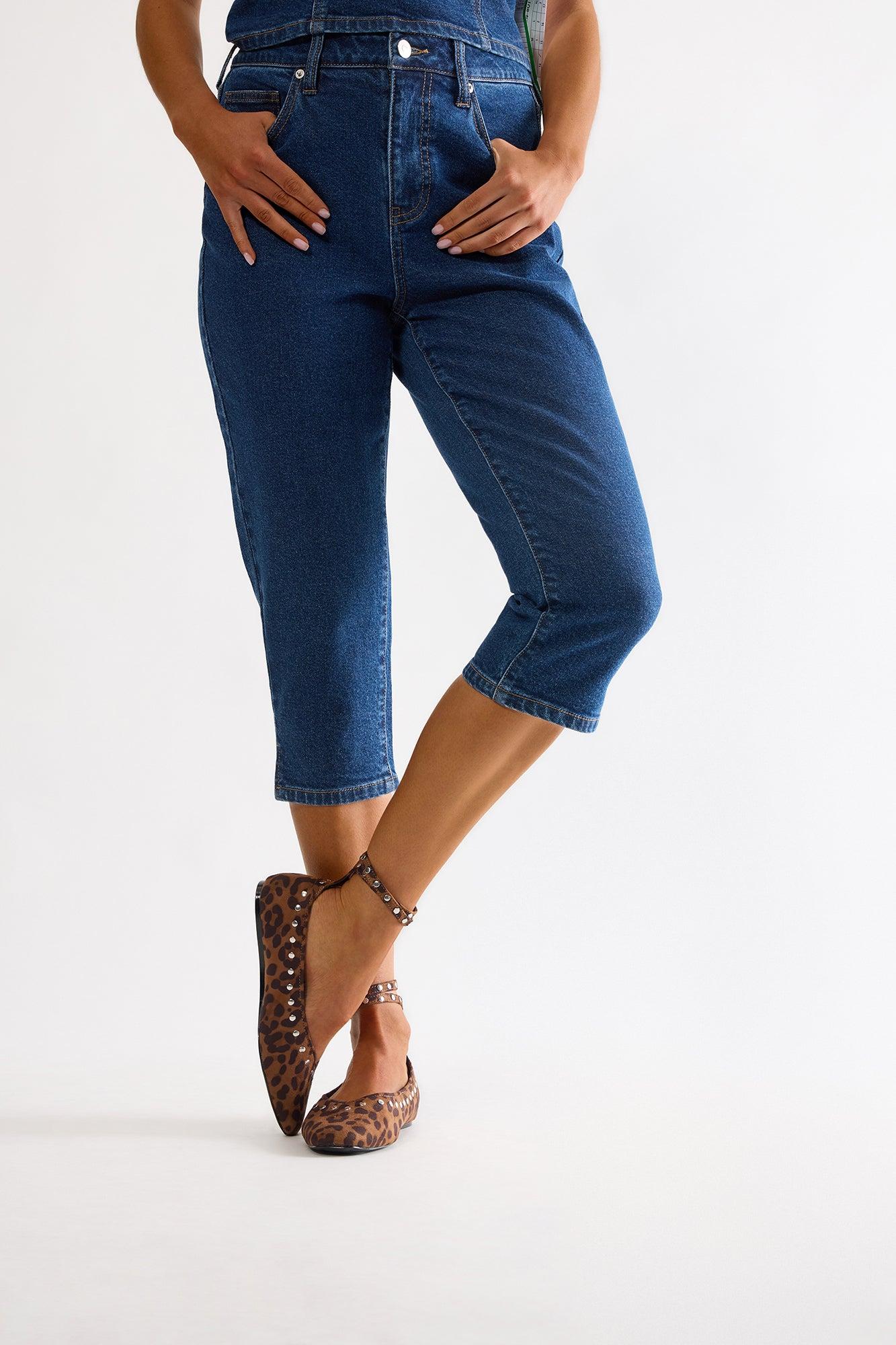 Sheri Studded Ankle Strap Flats - Leopard Product Image