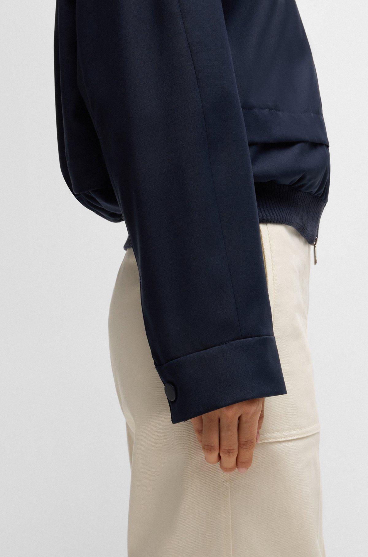 Oversize-fit jacket with layered effect Product Image