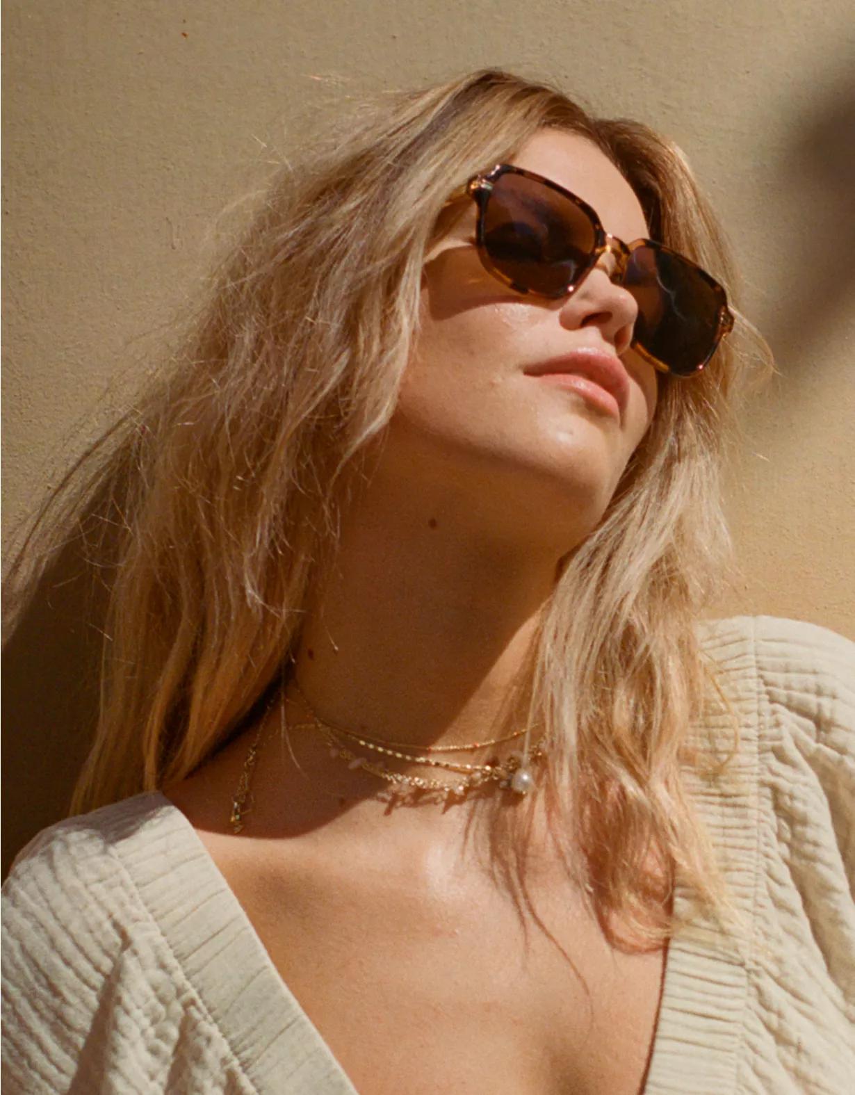 Aerie Oversized Vintage Sunglasses Product Image