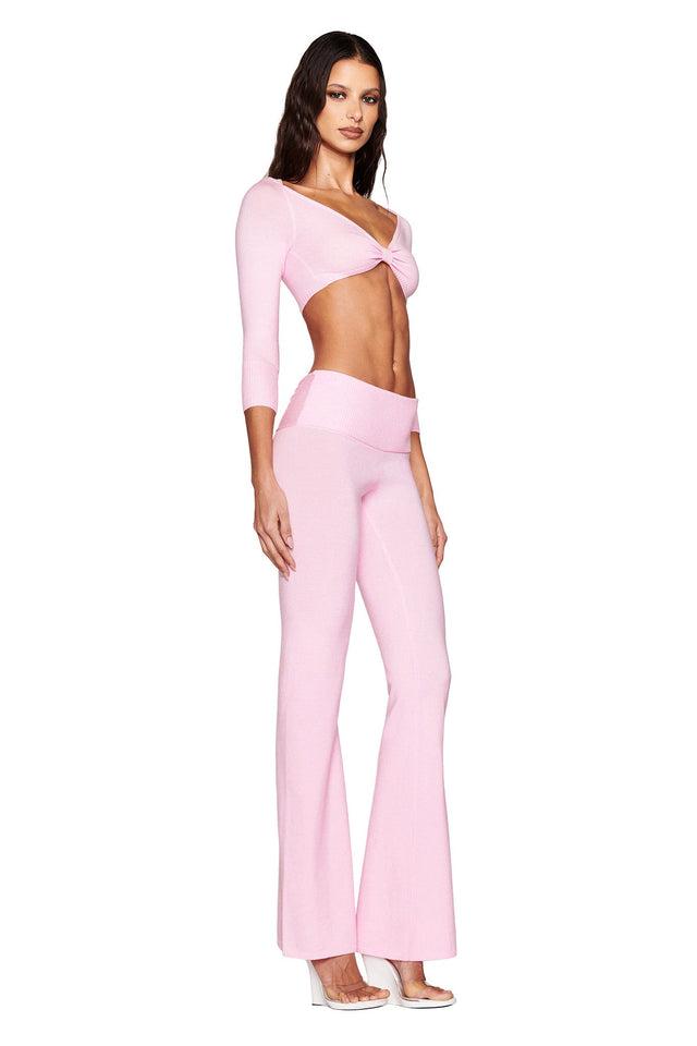 MORGANA CROP TOP - PINK Product Image
