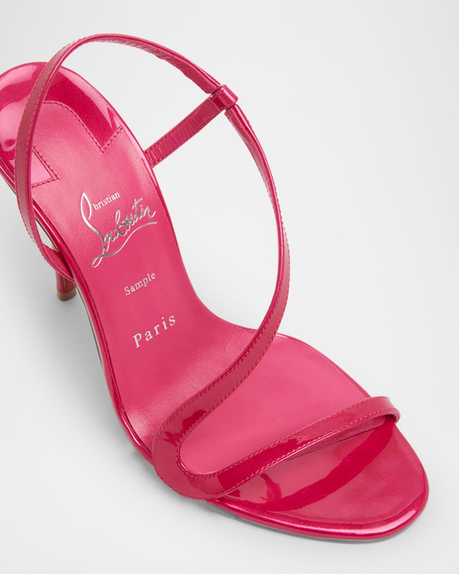 Rosa Z Patent Red Sole Sandals Product Image