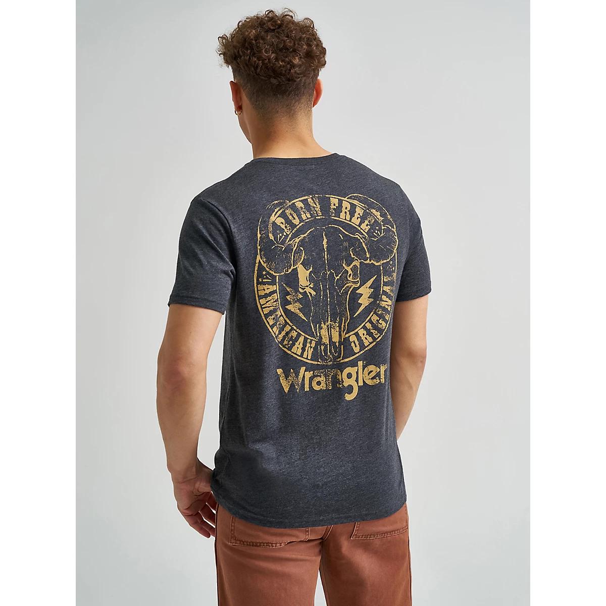 Men's Born Free Graphic T-Shirt in Jet Product Image