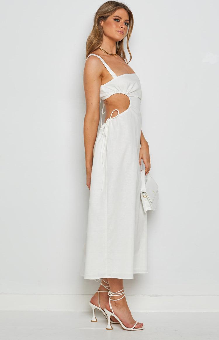 Penelope Midi Dress White Product Image