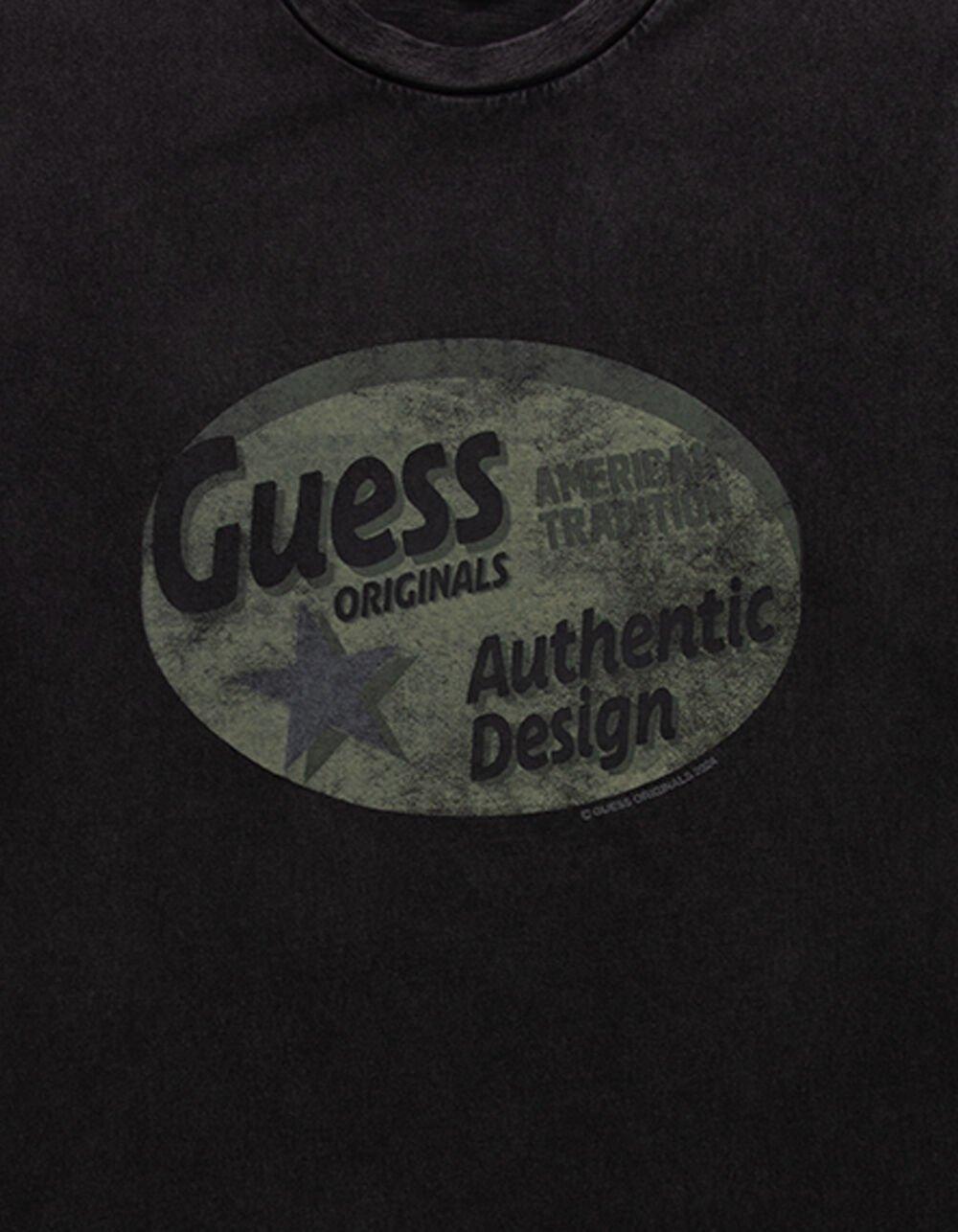 GUESS ORIGINALS West Mens Tee - BLACK Product Image
