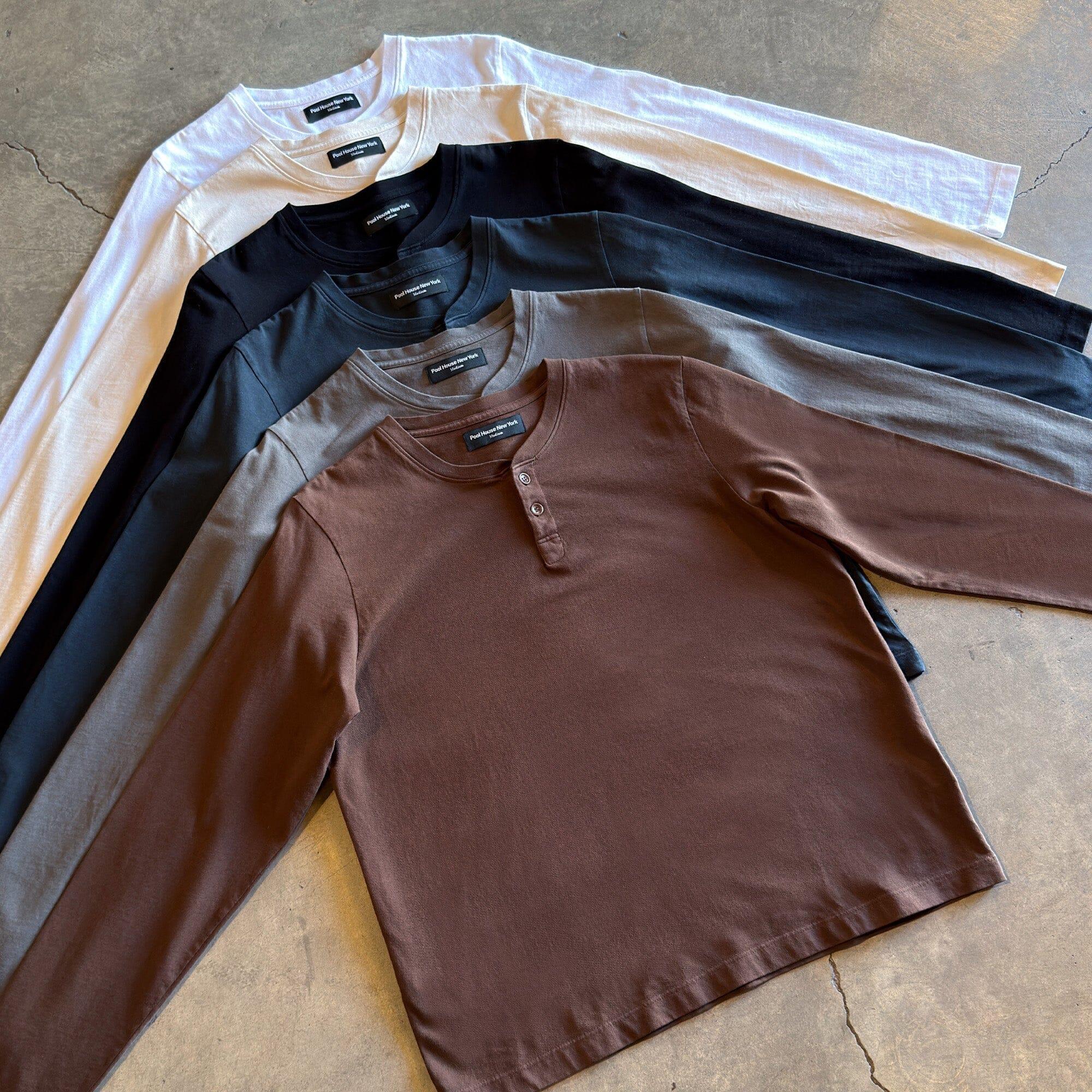 Los Feliz Crop Muscle Tee | Henley Long Sleeve Male Product Image