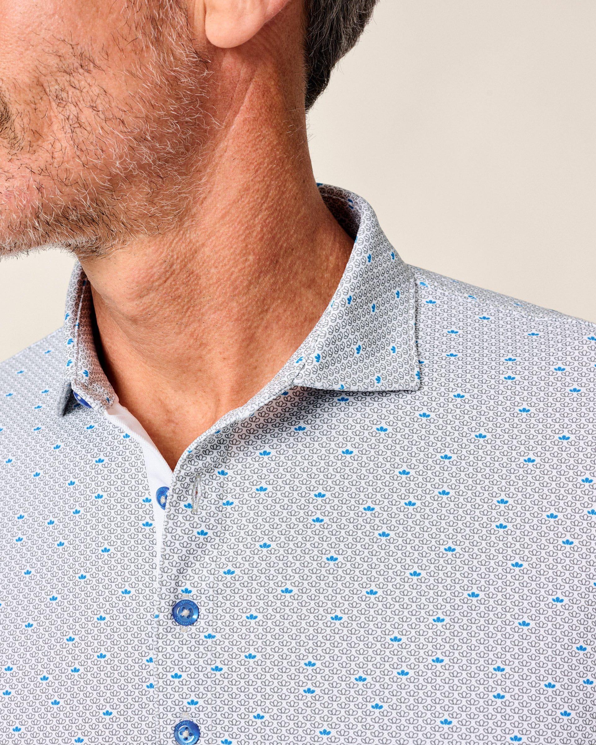 Performance Mesh Polo - Poppy Male Product Image