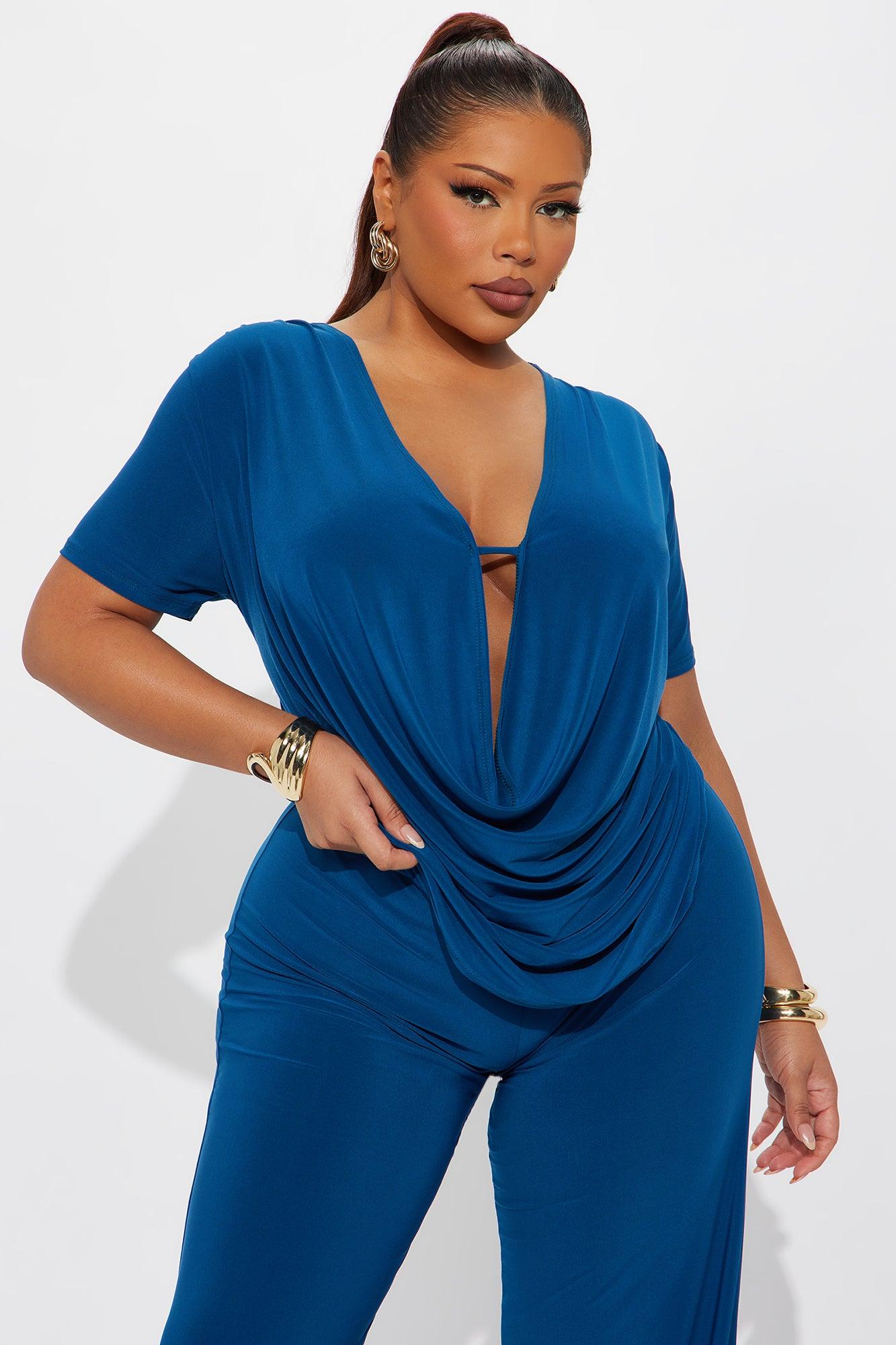 La Rosalinda Pant Set - Teal Female Product Image