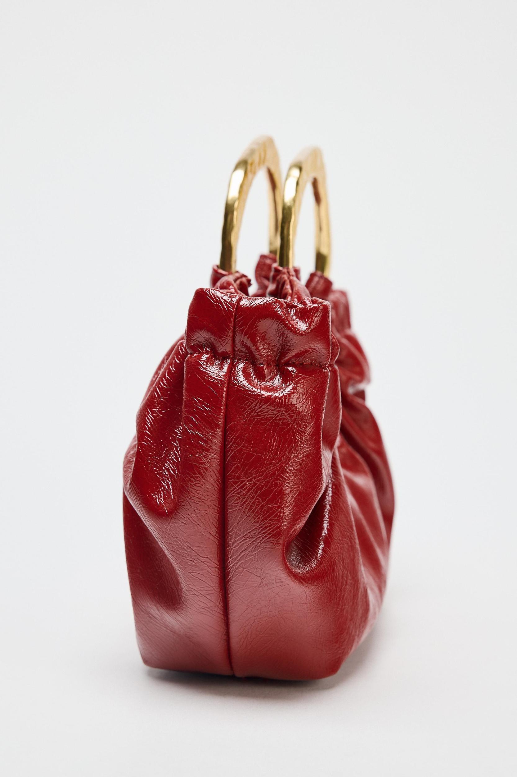 RUCHED HANDBAG Product Image