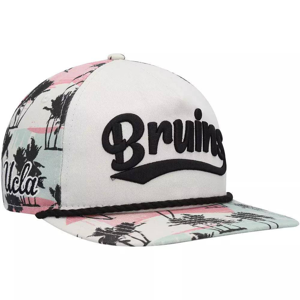 Men's New Era Cream UCLA Bruins High Tide Golfer Snapback Hat, Beige Product Image