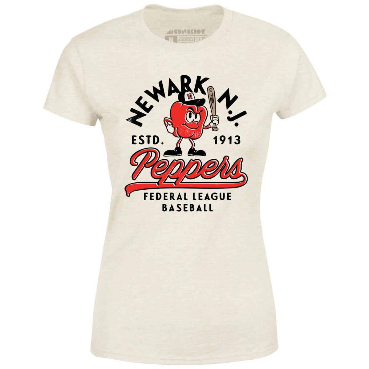Newark Peppers - New Jersey - Vintage Defunct Baseball Teams - Women's T-Shirt Female Product Image