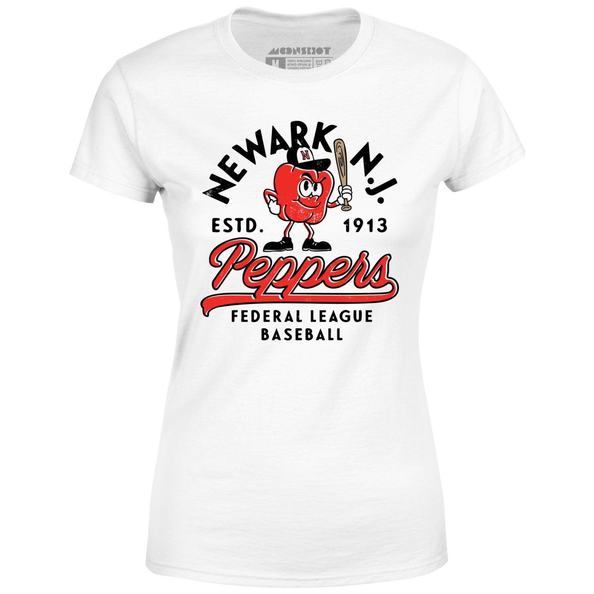 Newark Peppers - New Jersey - Vintage Defunct Baseball Teams - Women's T-Shirt Female Product Image
