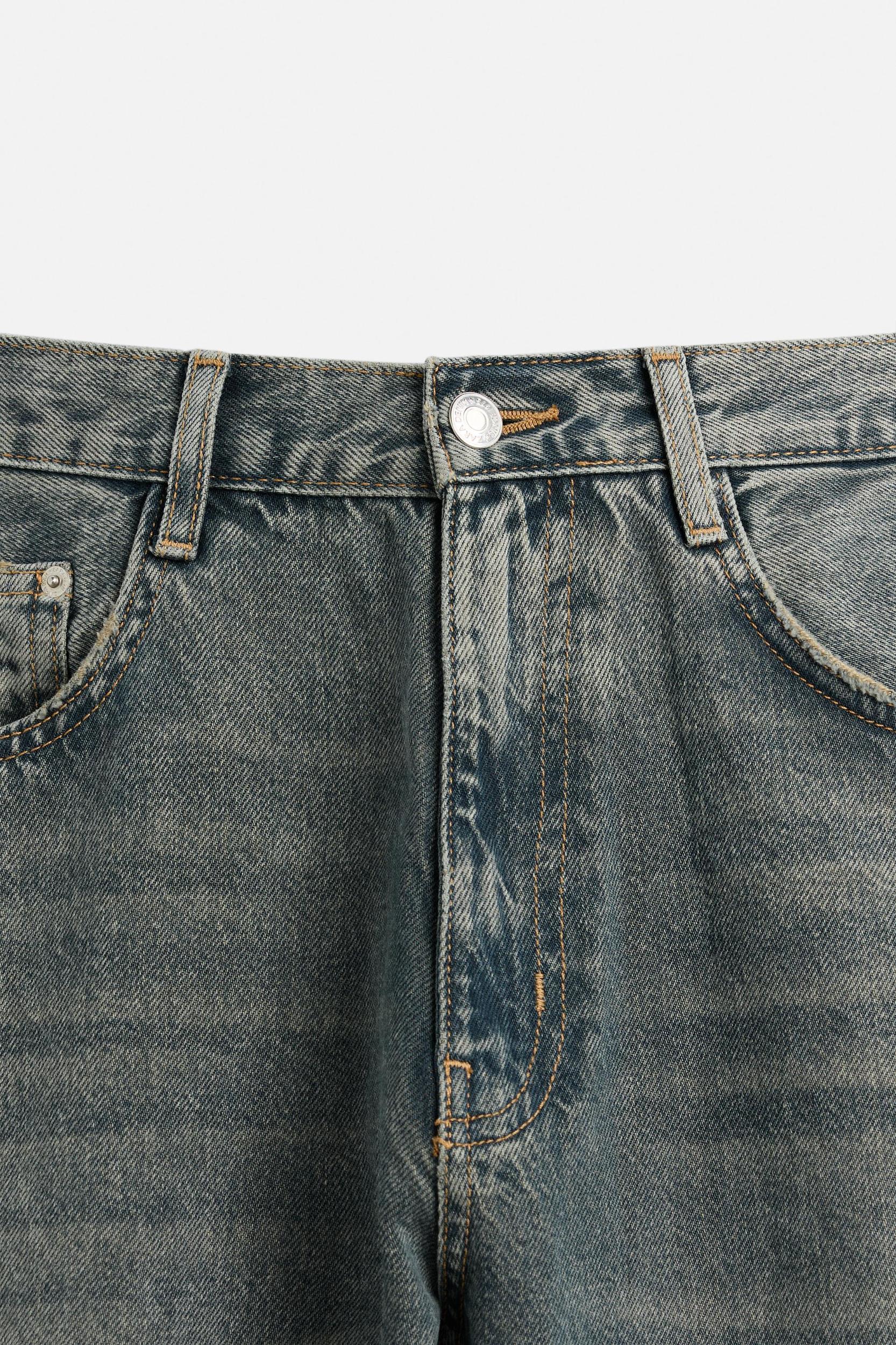 BAGGY FIT JEANS WITH SEAMS Product Image